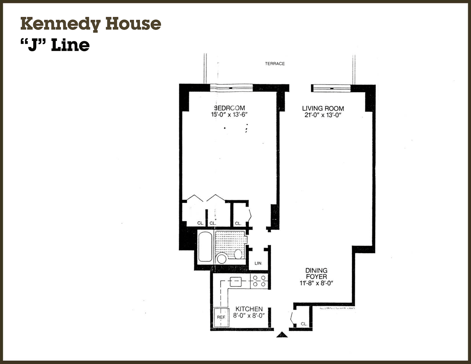 Floorplan for 110-11 Queens Blvd, 15J