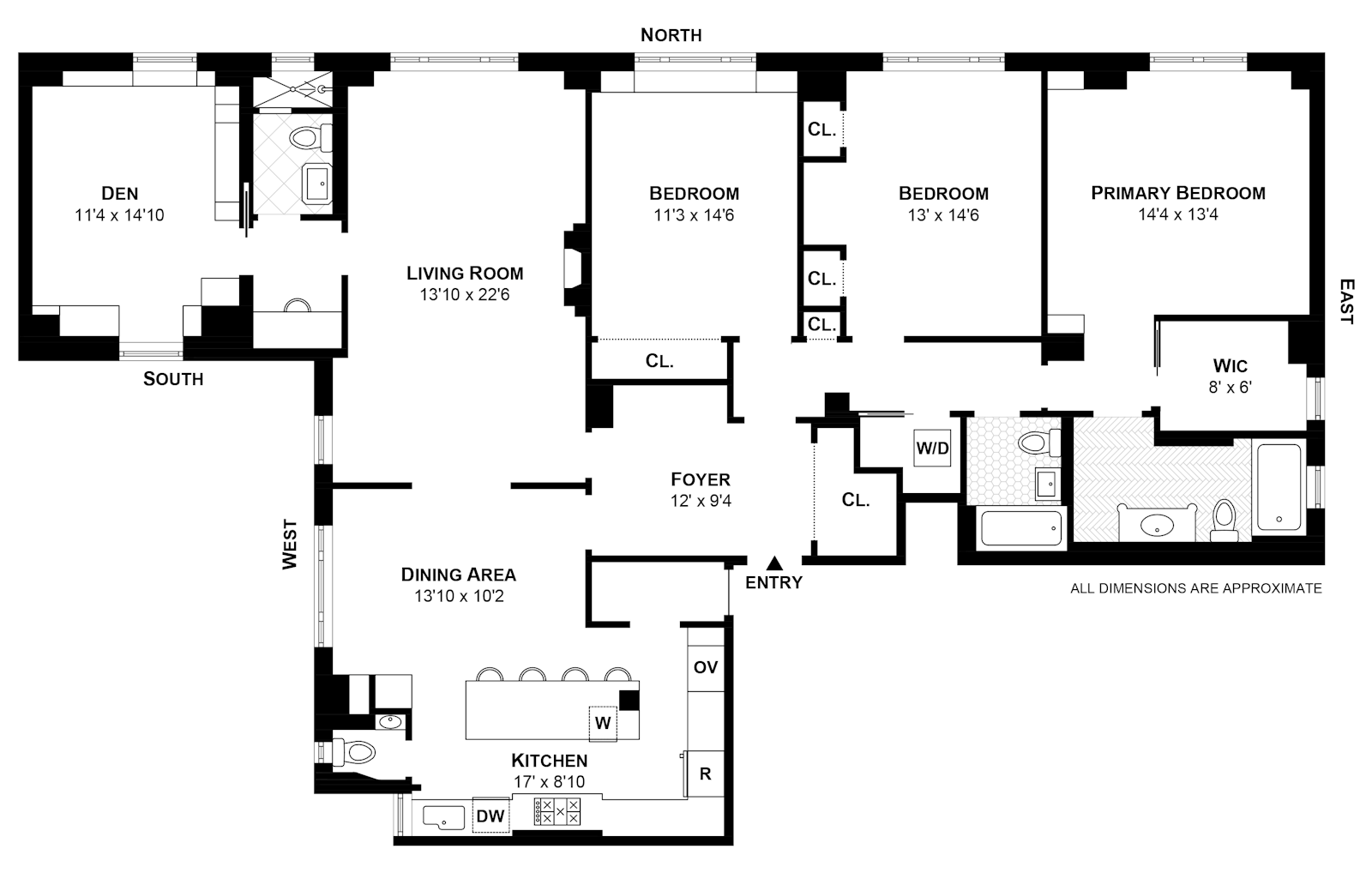 Floorplan for 41 West 96th Street