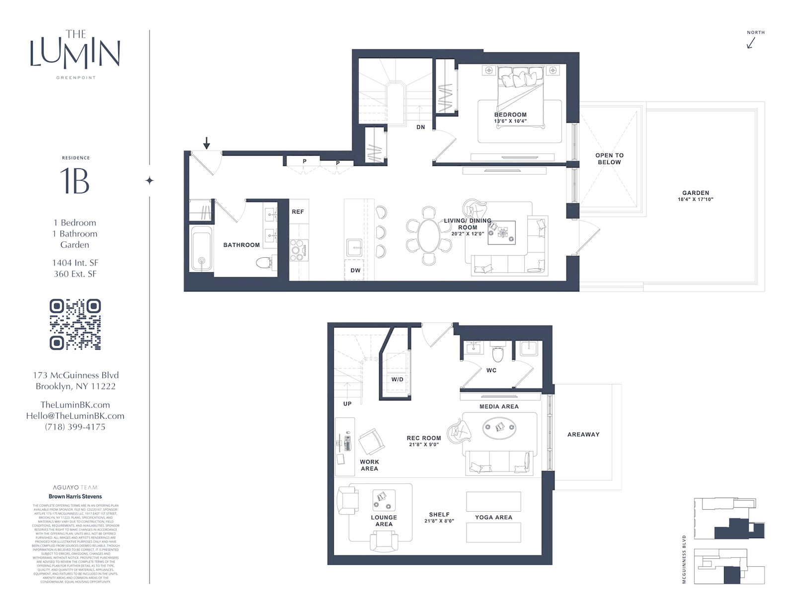 Floorplan for 173 Mcguinness Boulevard, 1B