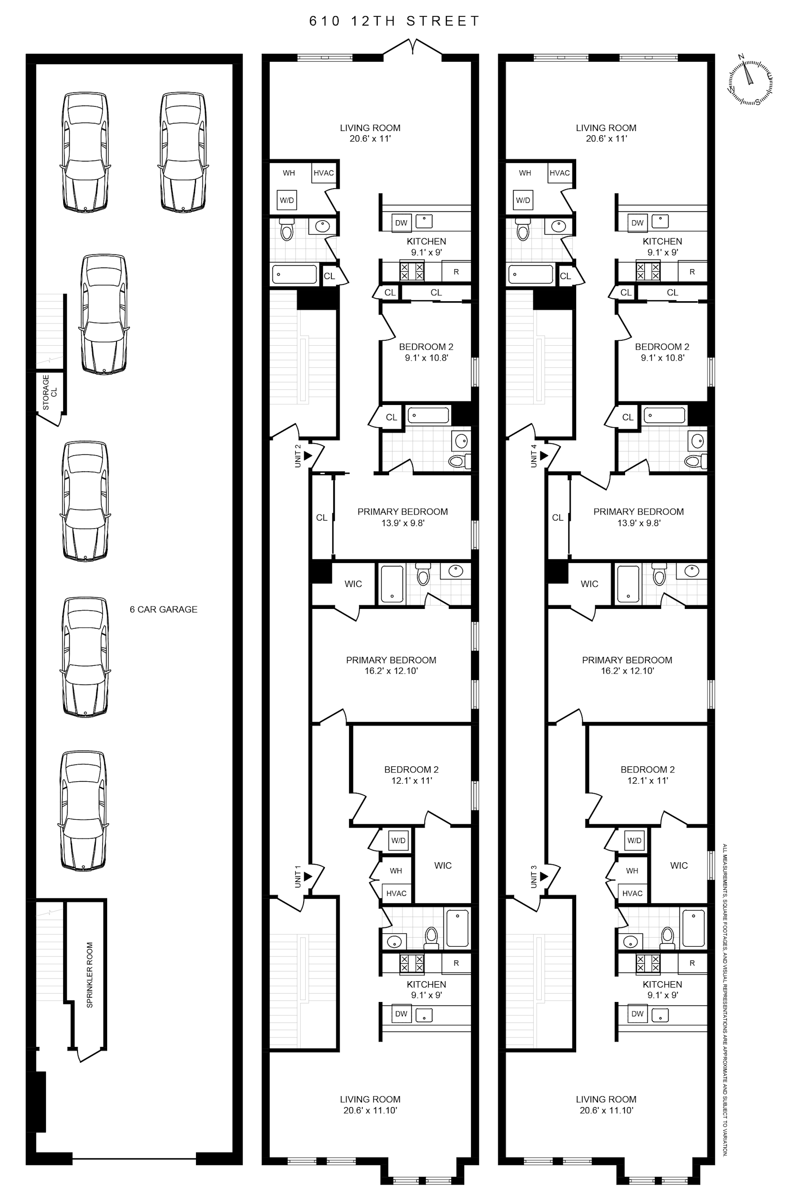 Floorplan for 610 12th Street