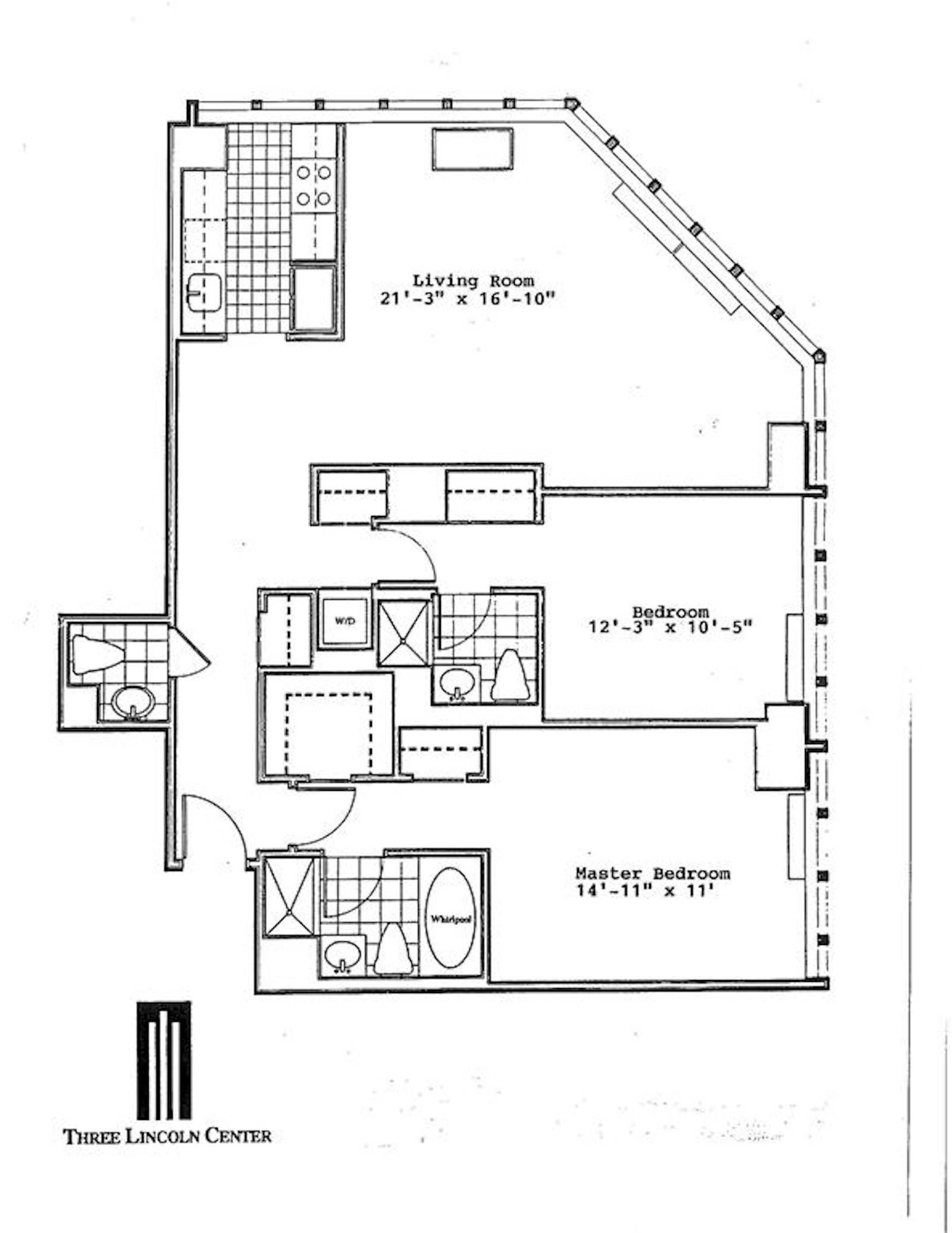 Floorplan for 160 West 66th Street, 35G