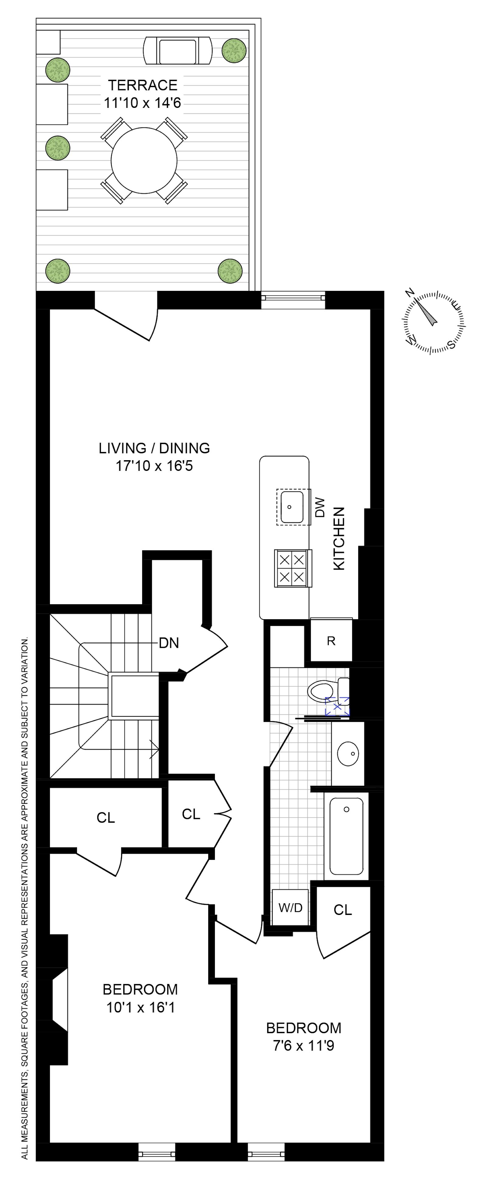 Floorplan for 139 West 81st Street, 4