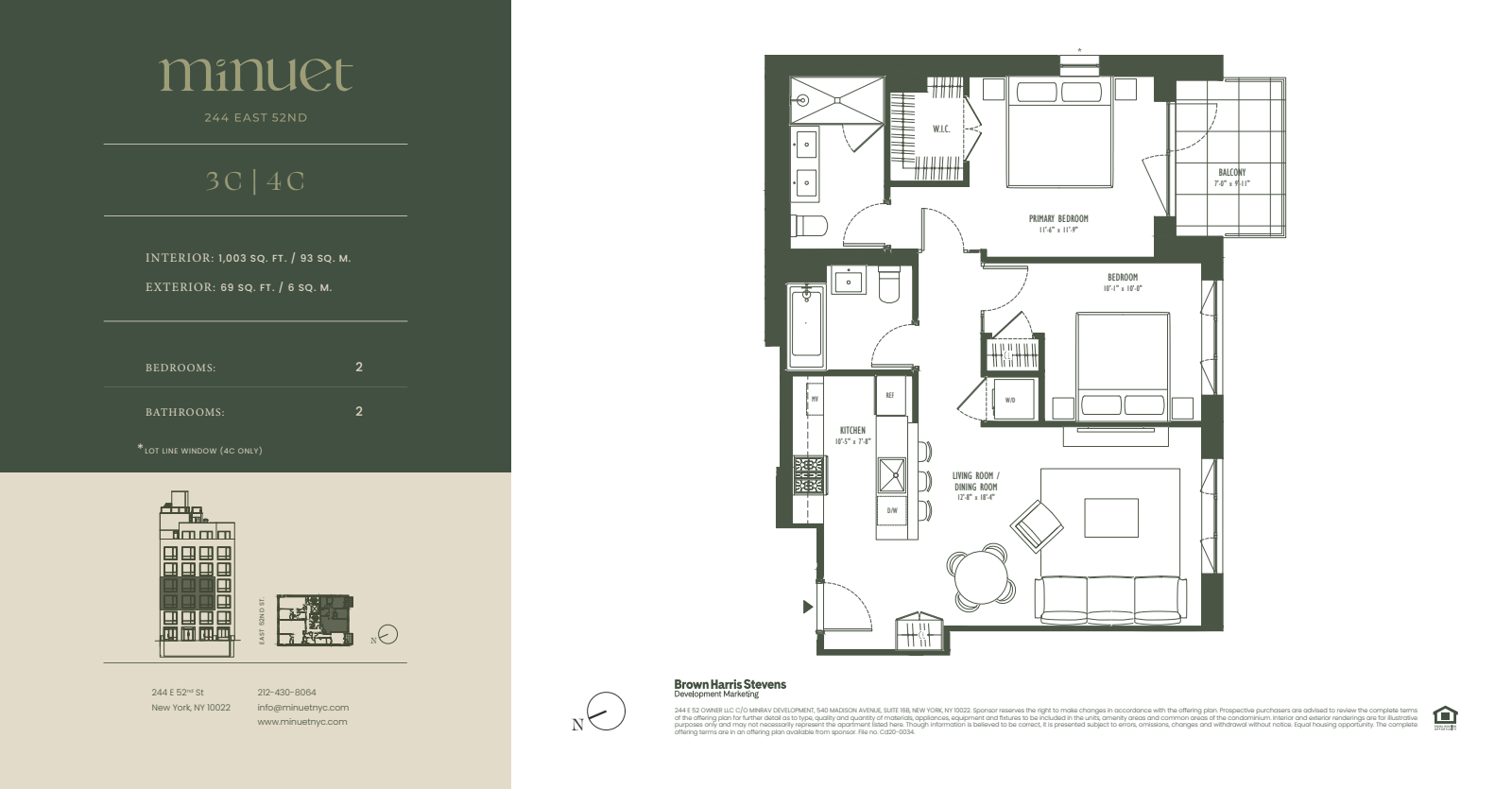 Floorplan for 244 East 52nd Street, 3C