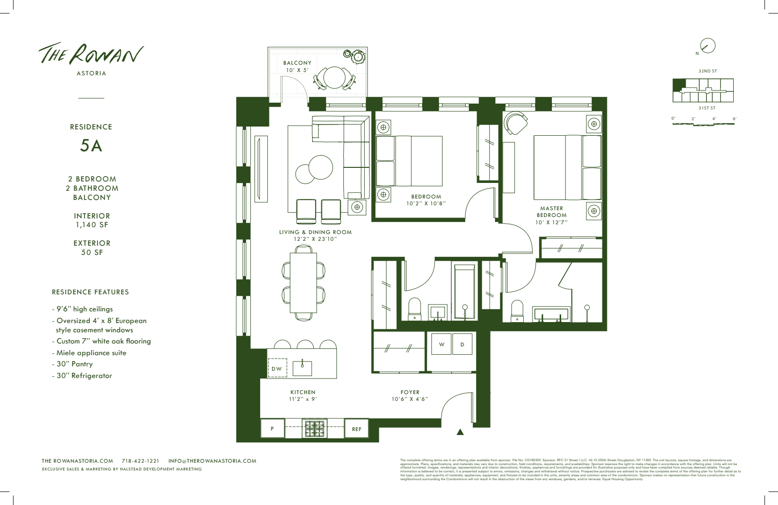 Floorplan for 21 -21 31st Street, 5AA