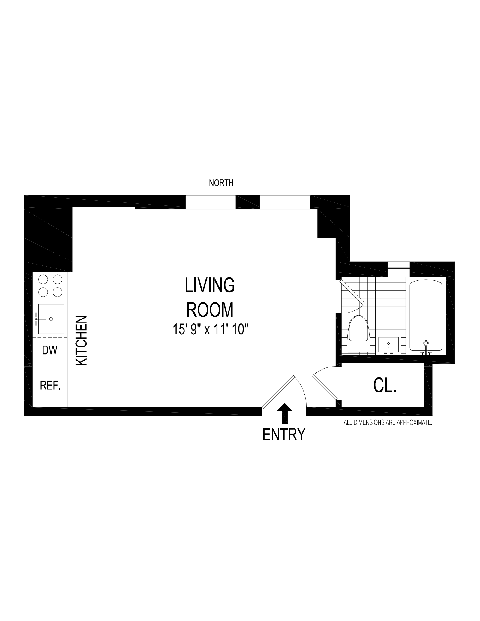 Floorplan for 333 East 43rd Street, 103