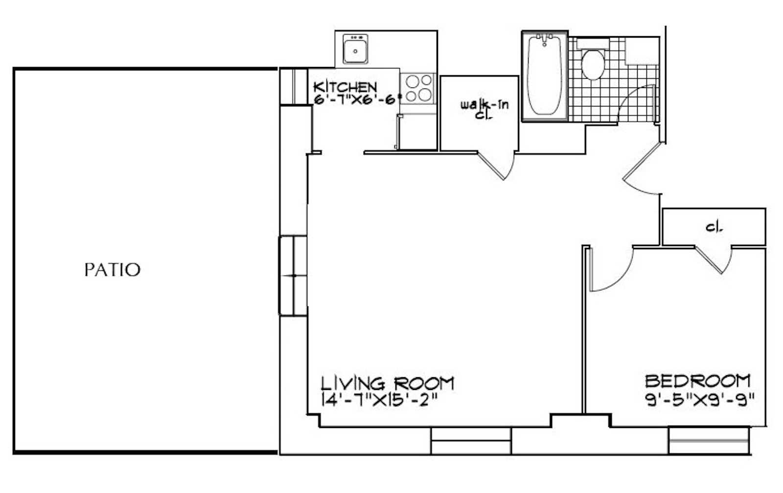 Floorplan for 4 Park Avenue, 4E