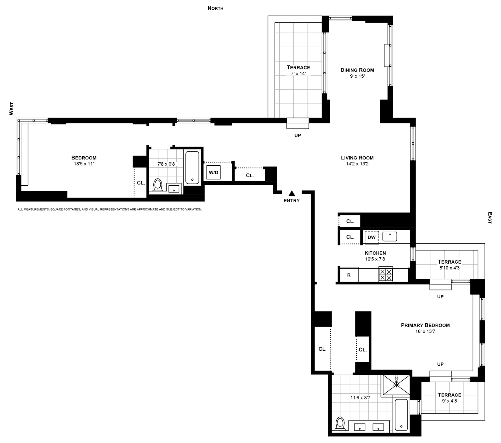 Floorplan for 250 East 30th Street, PHA