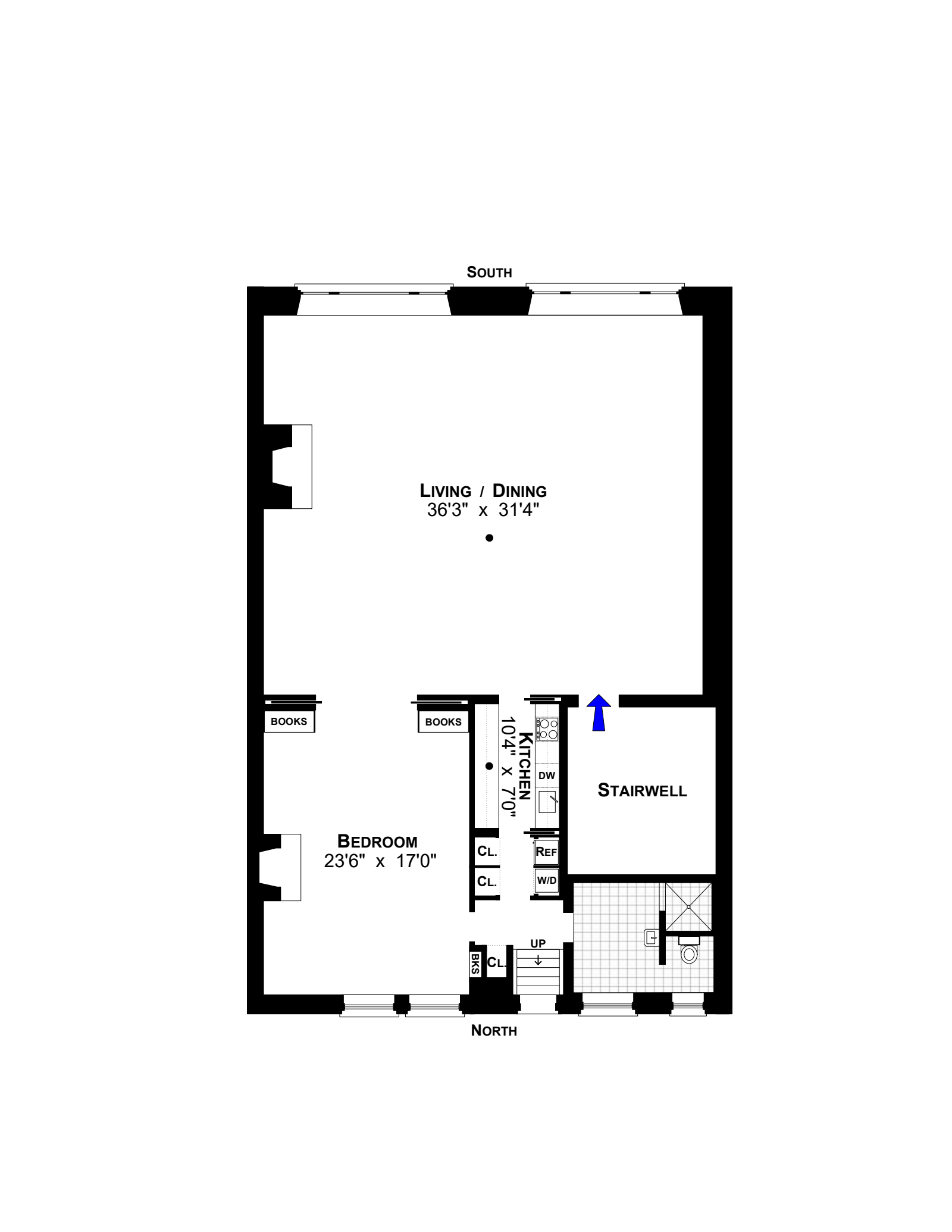 Floorplan for 330 Broome Street, 2