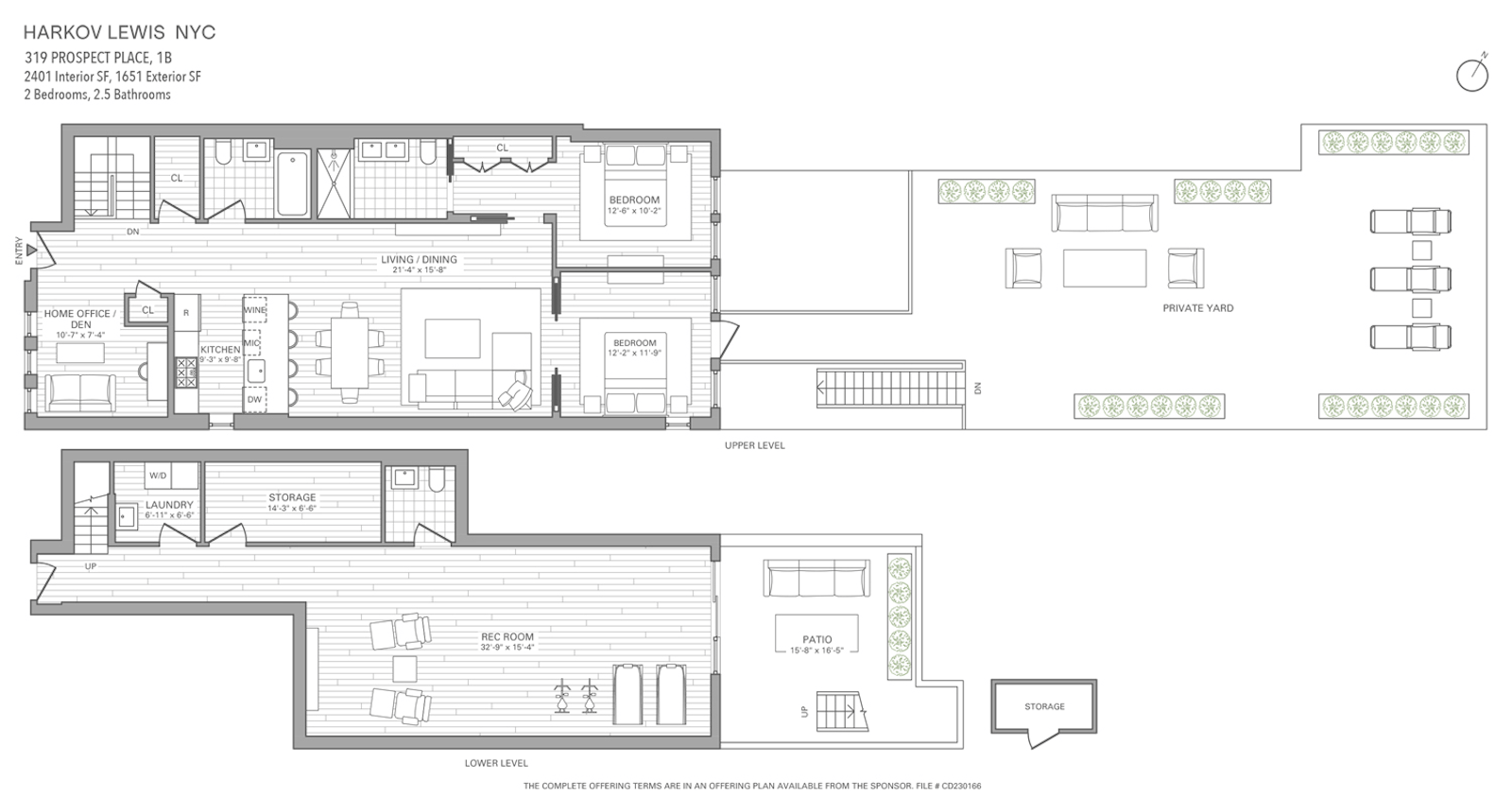 Floorplan for 319 Prospect Place, 1B