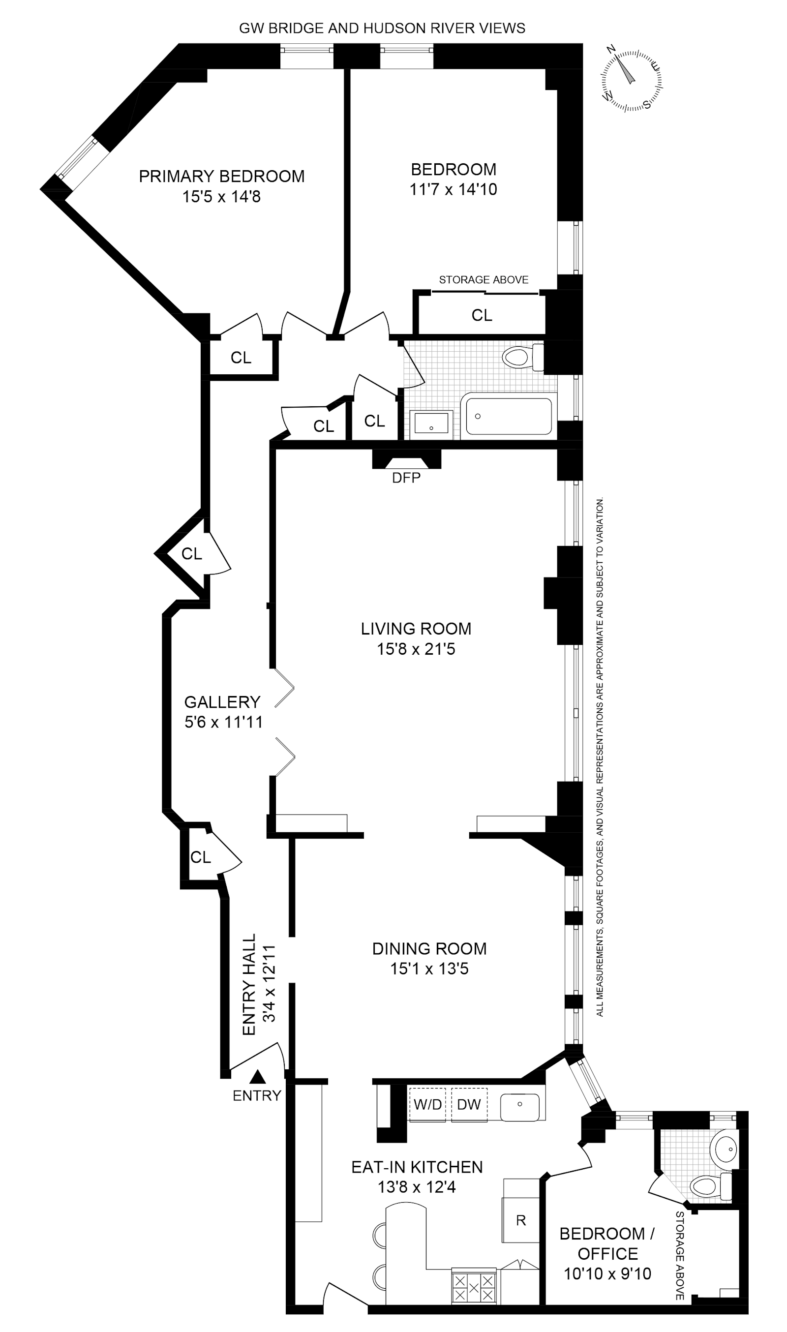 Floorplan for 790 Riverside Drive