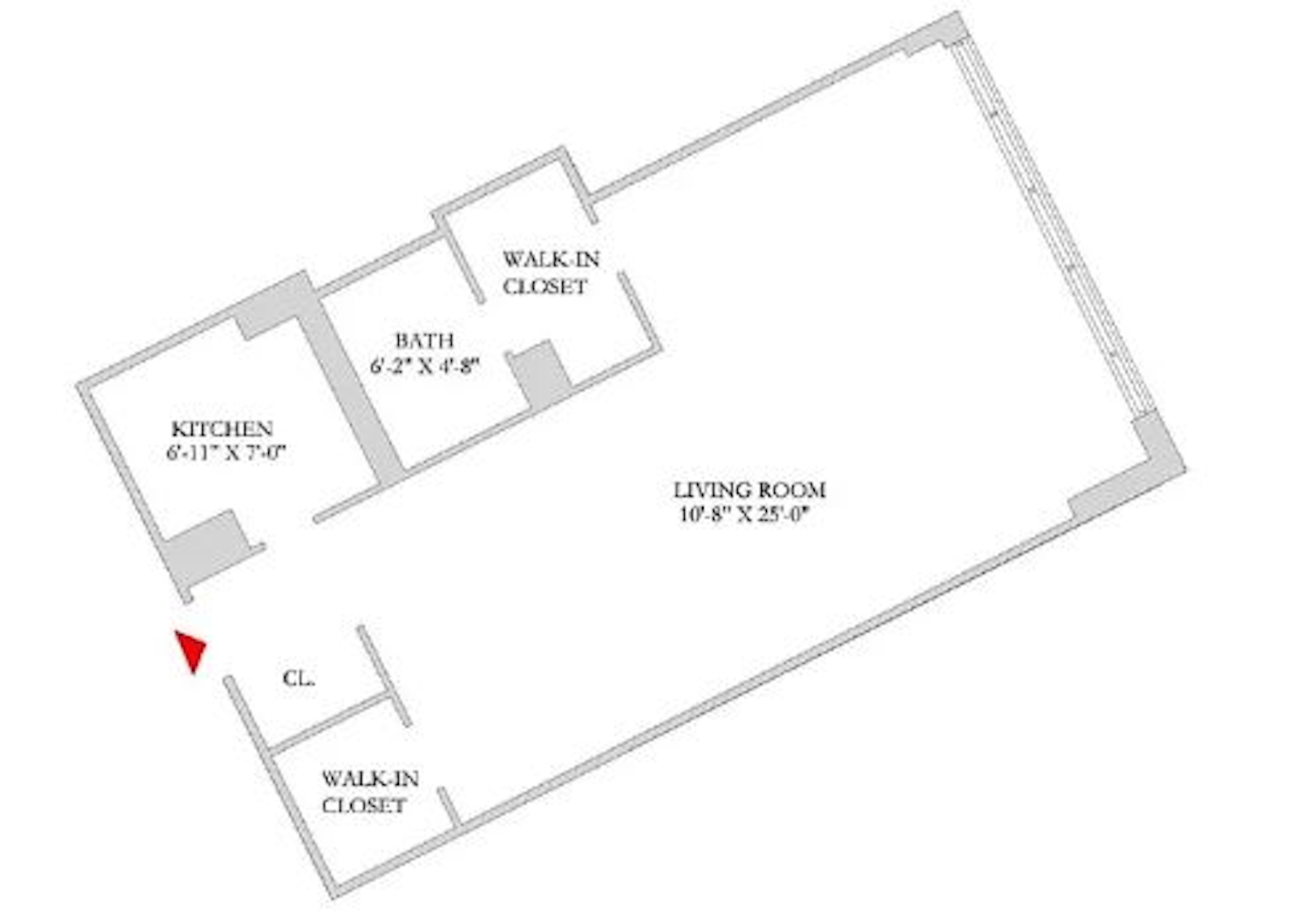 Floorplan for 155 West 68th Street, 1728