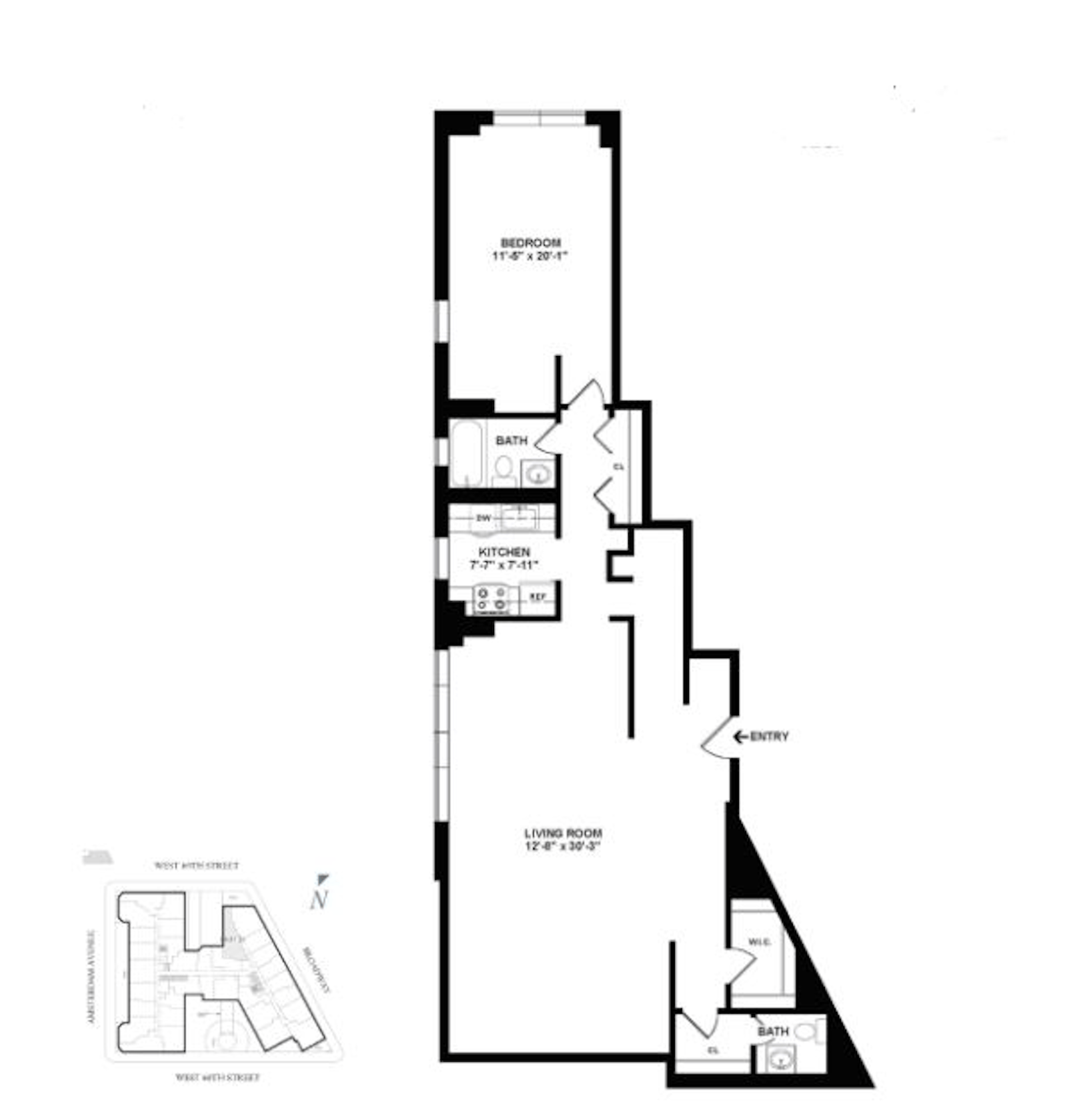 Floorplan for 155 West 68th Street, 2022/2026