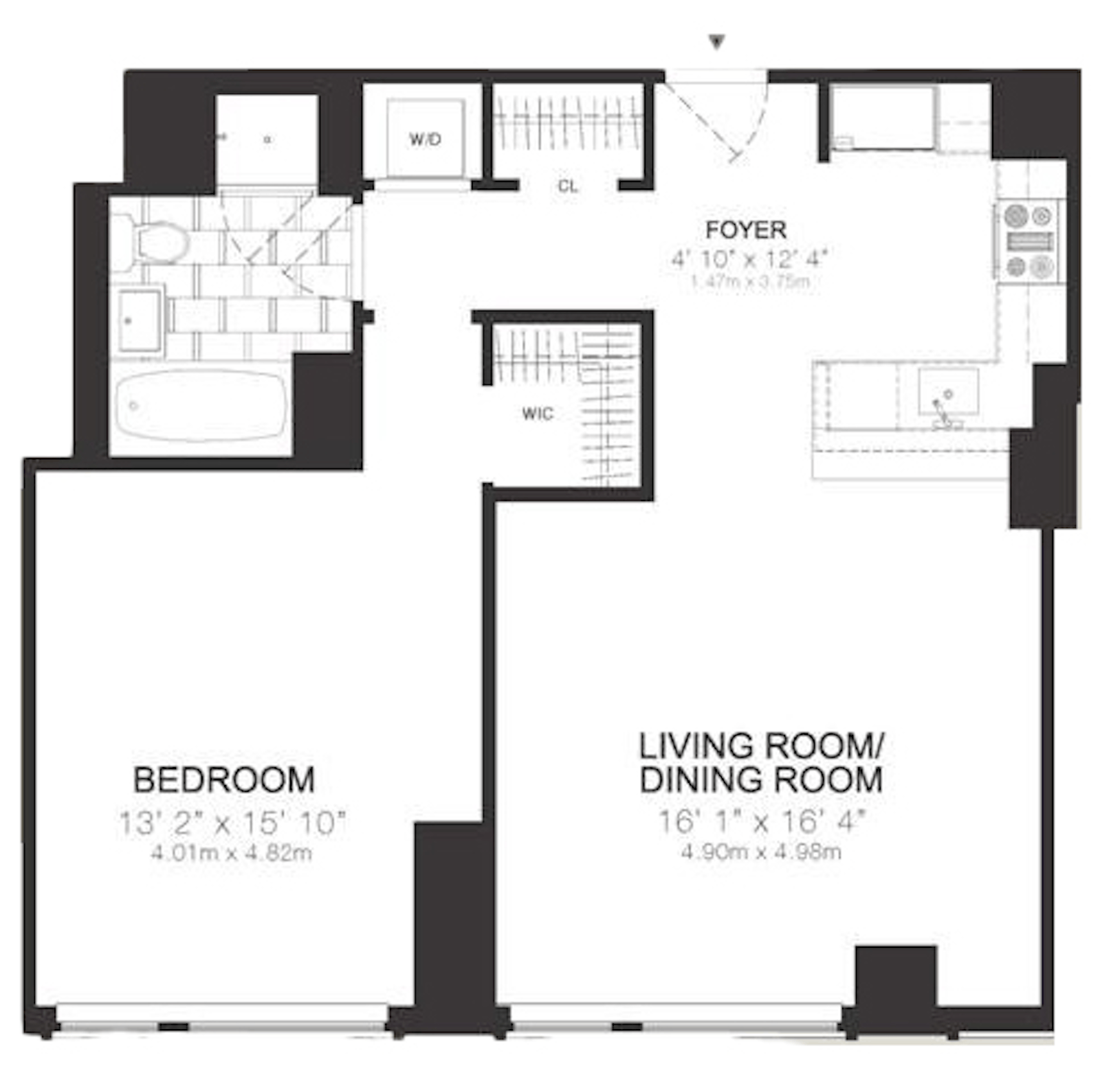 Floorplan for 200 West End Avenue, 8J