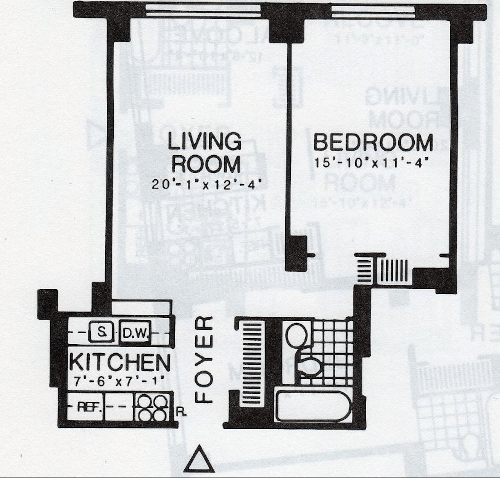 Floorplan for 200 Rector Place, 5V