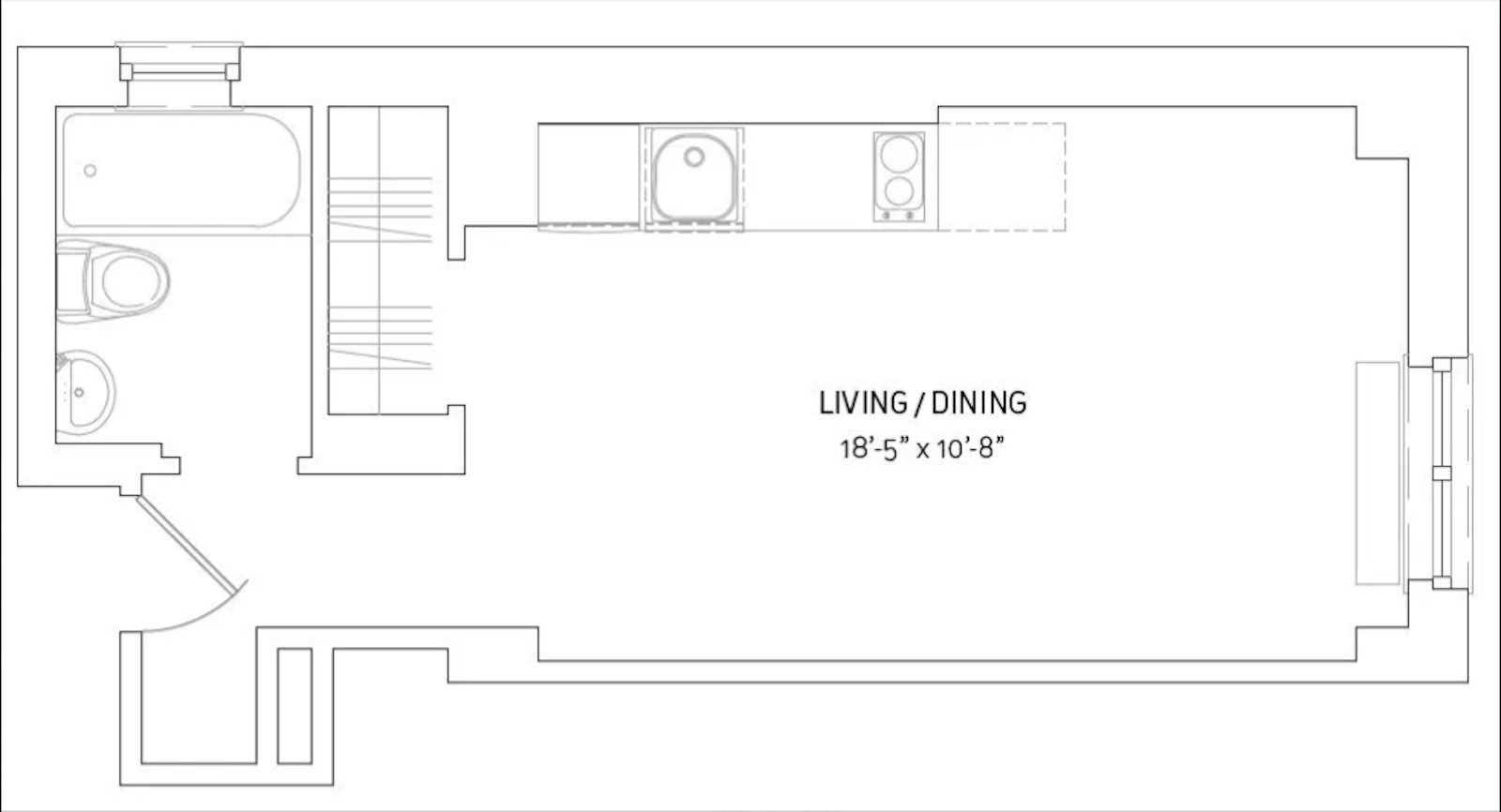 Floorplan for West 91st Street