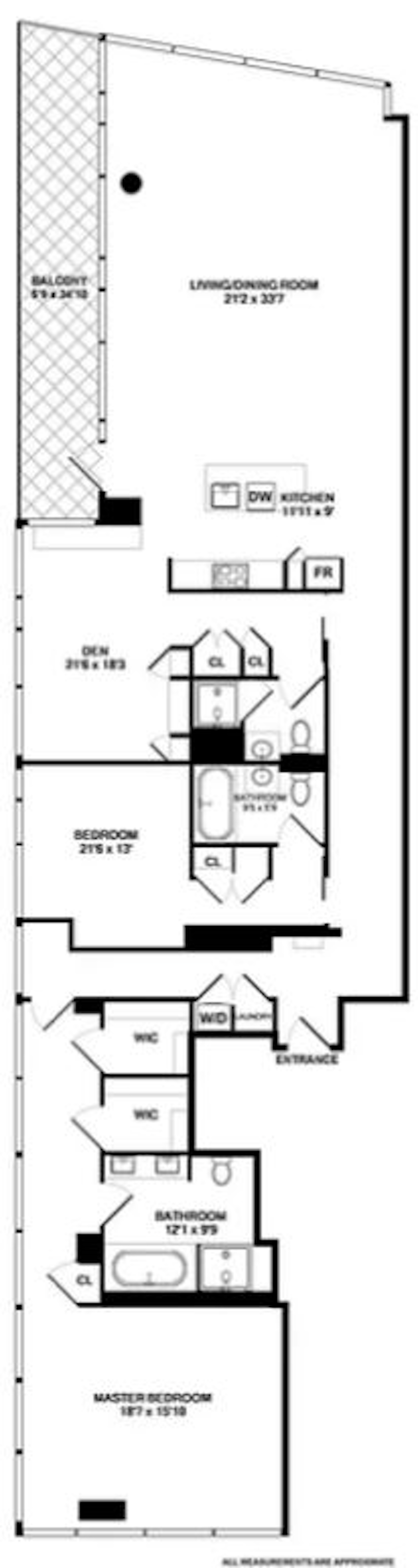 Floorplan for 165 Charles Street, 11