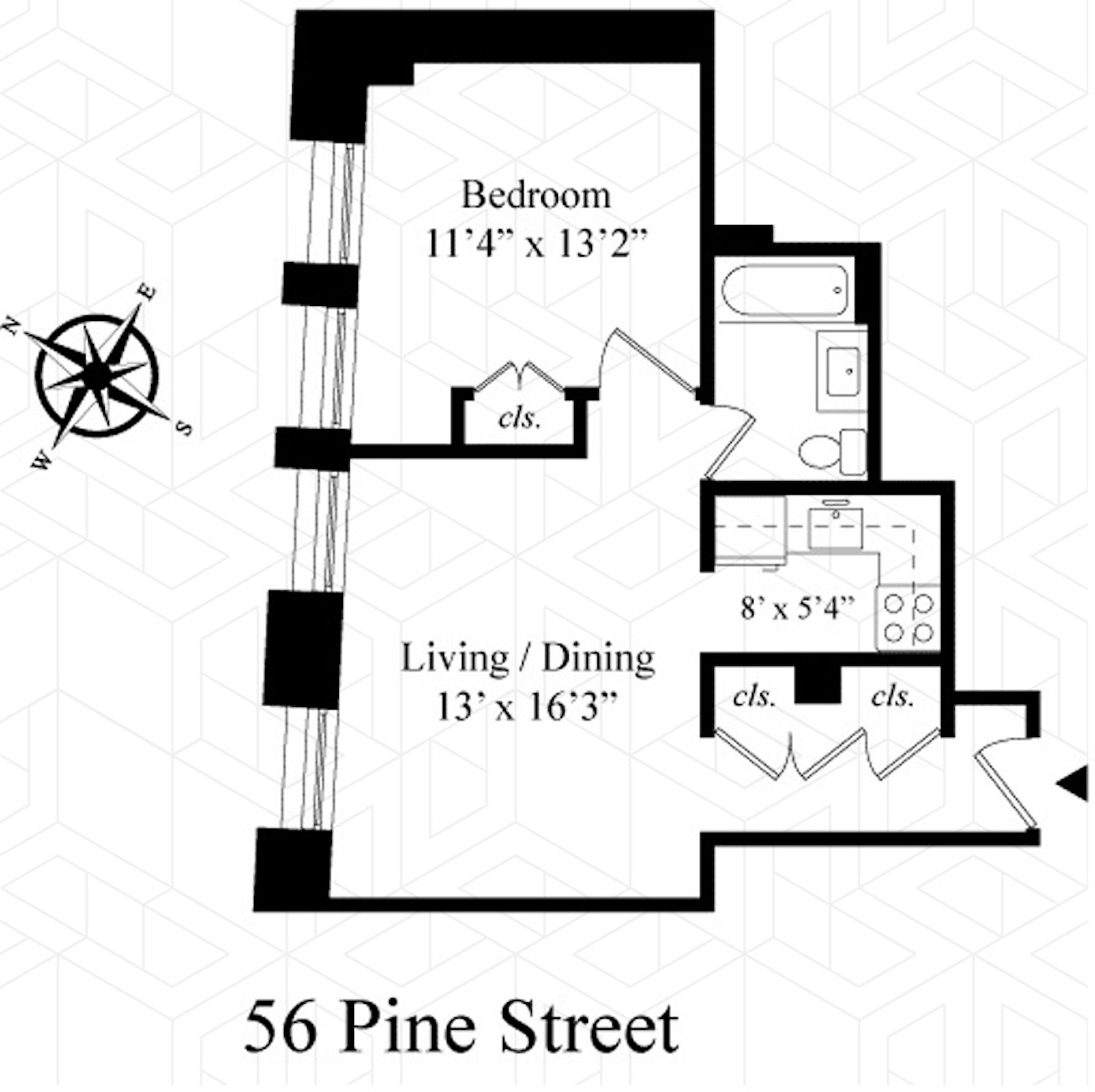 Floorplan for 56 Pine Street