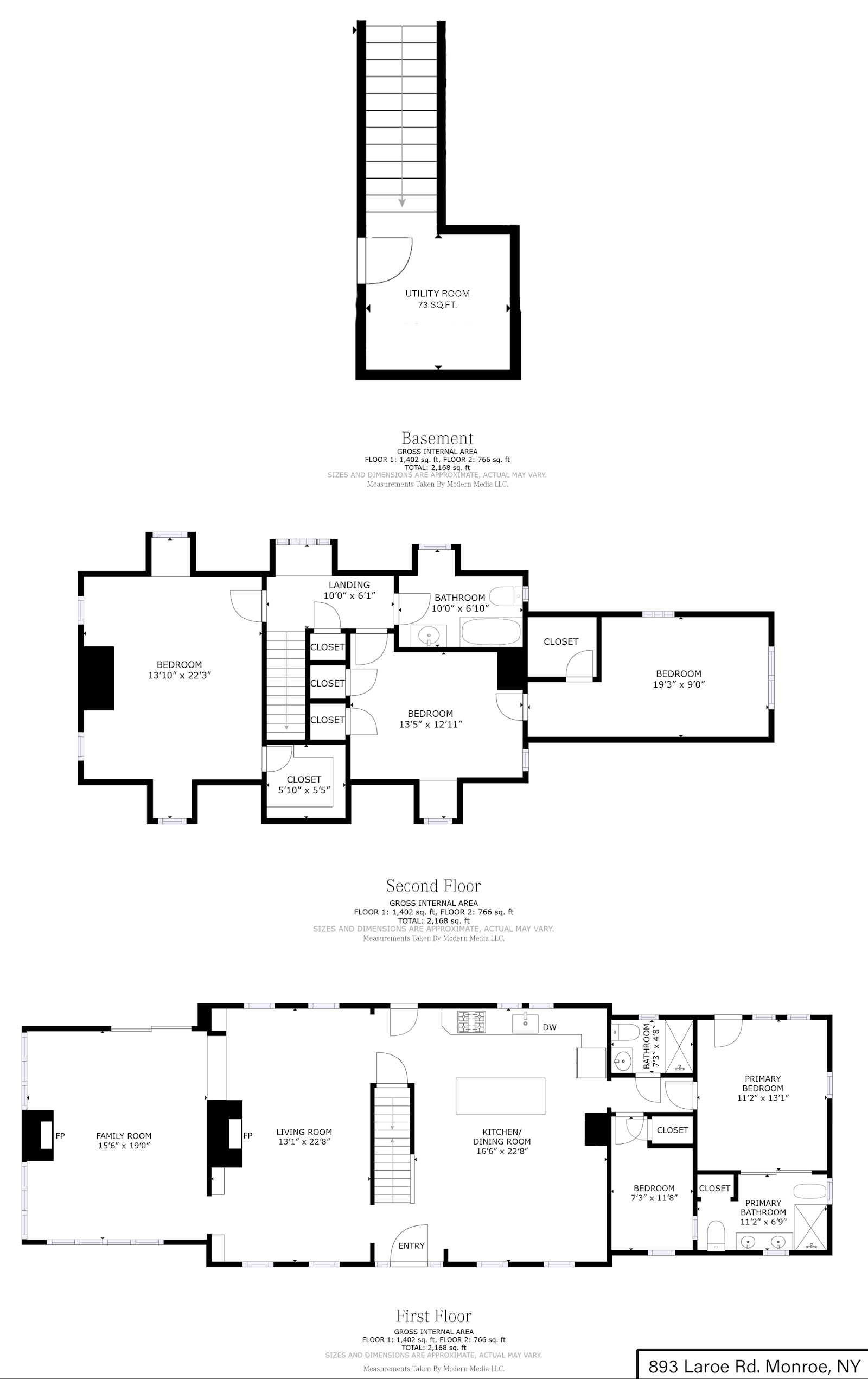 Floorplan for 893 Laroe Road