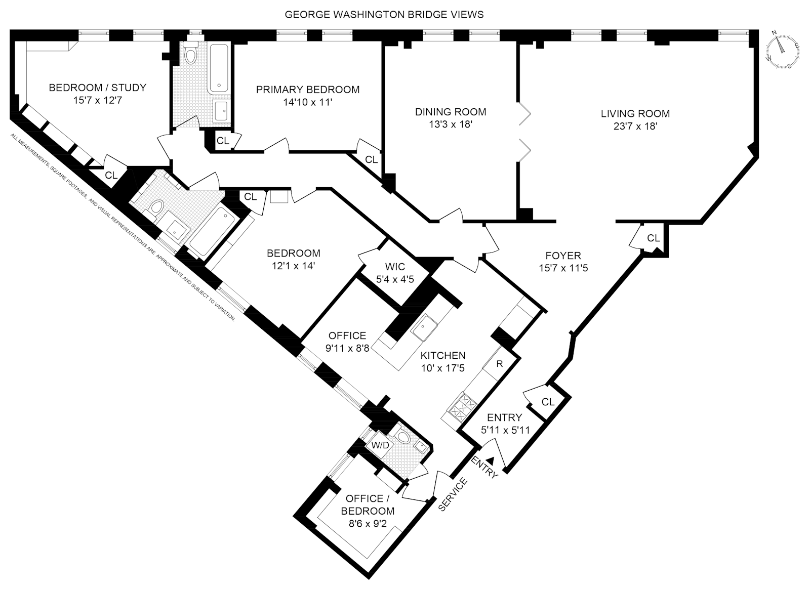 Floorplan for 790 Riverside Drive