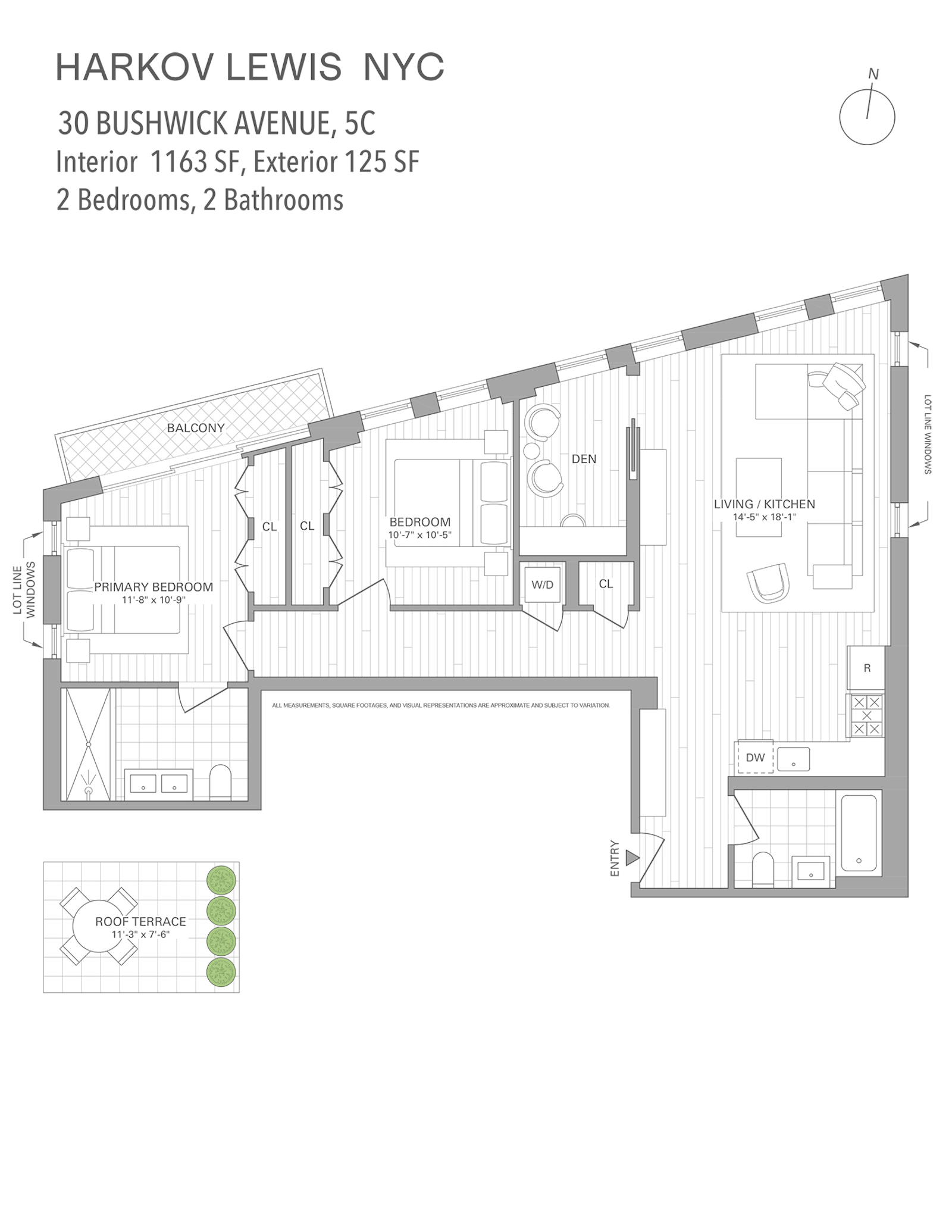 Floorplan for 30 Bushwick Avenue, 5C