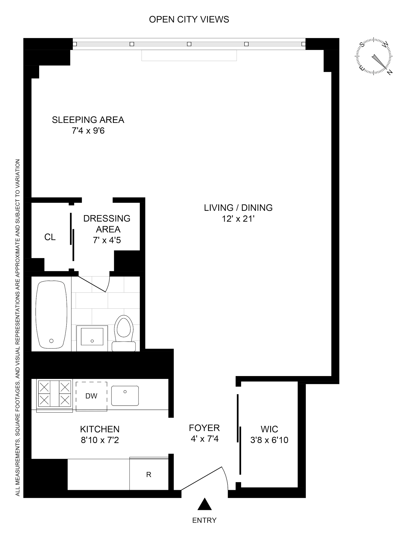 Floorplan for 142 West End Avenue, 22S