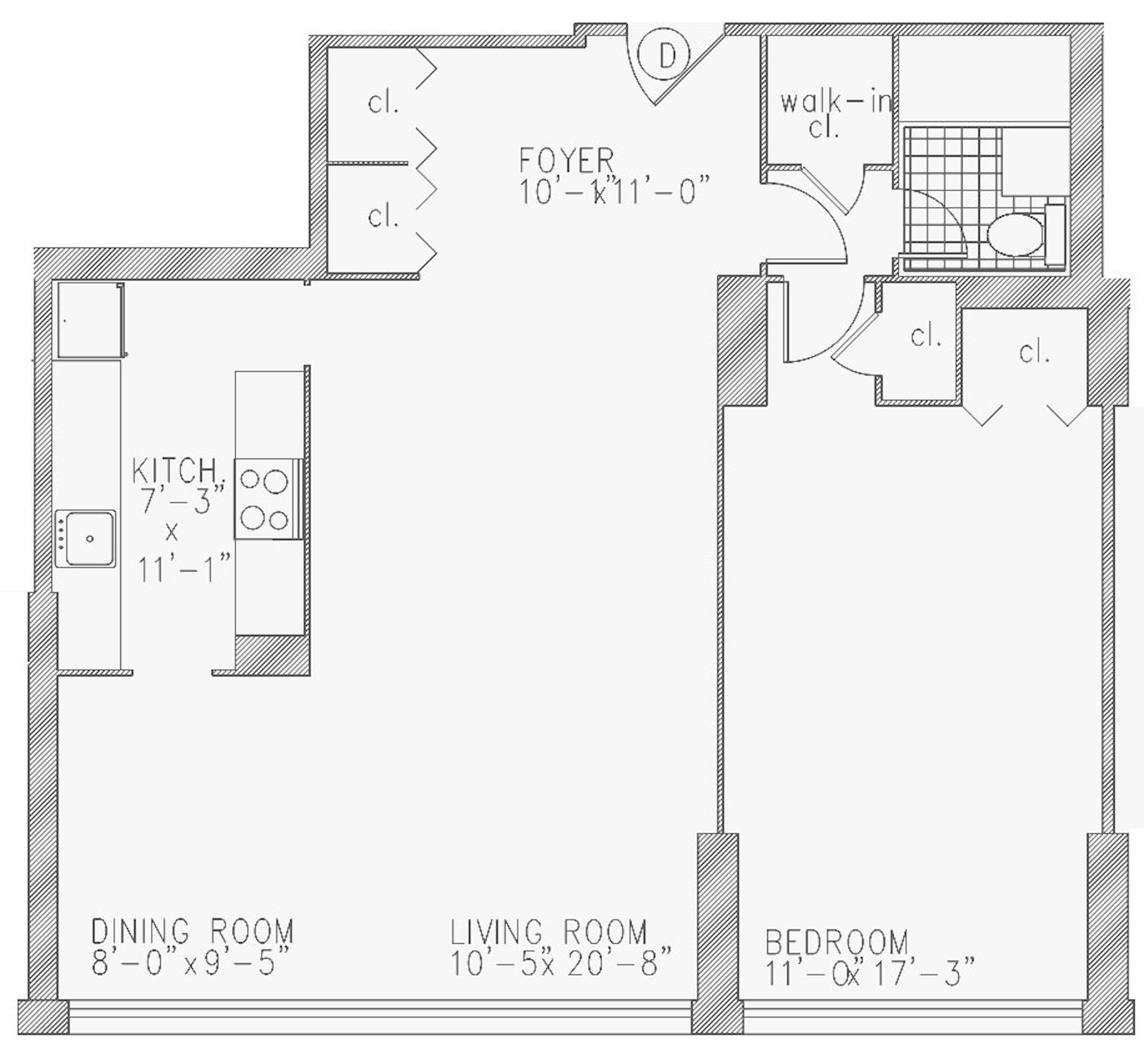 Floorplan for 444 East 82nd Street, 23D