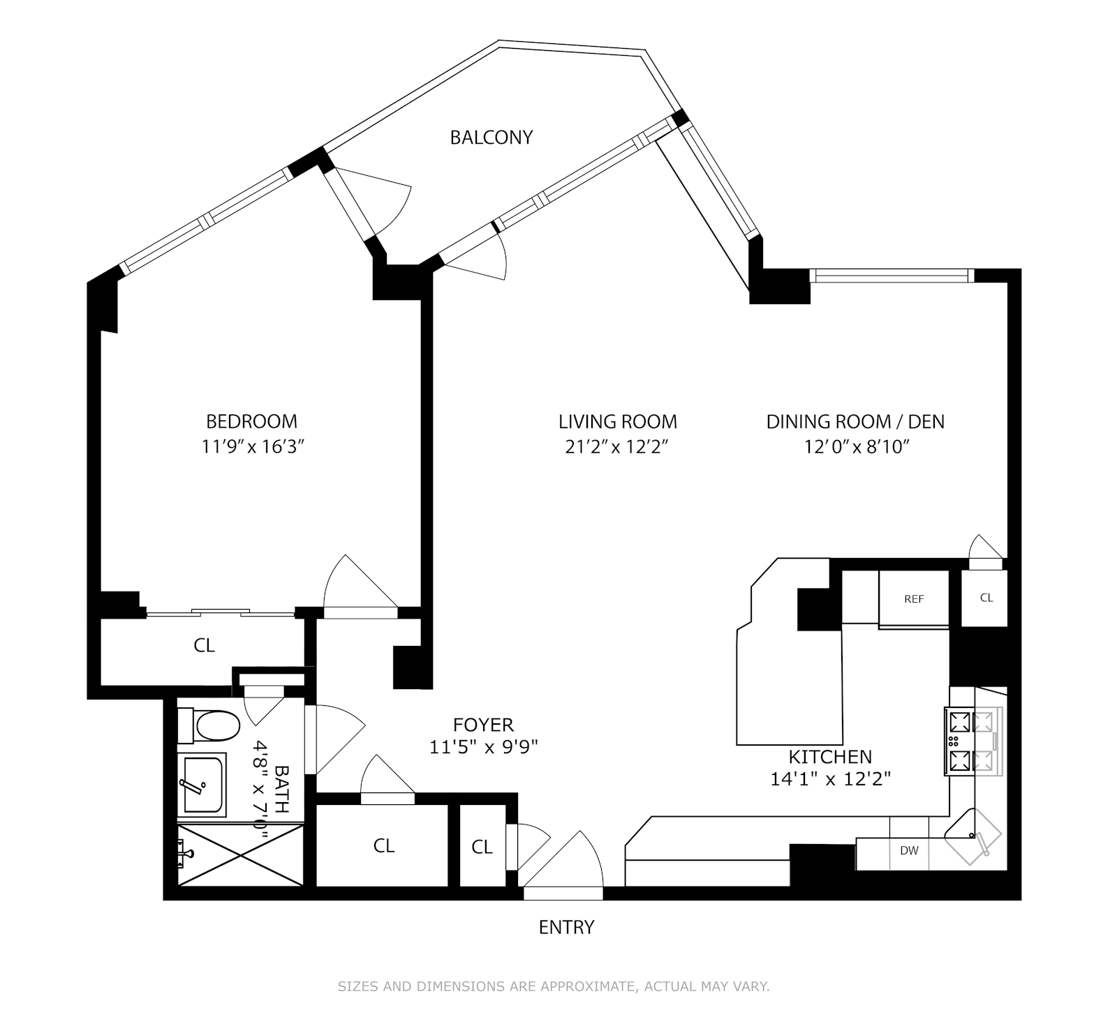 Floorplan for 60 Sutton Place South, 12NN