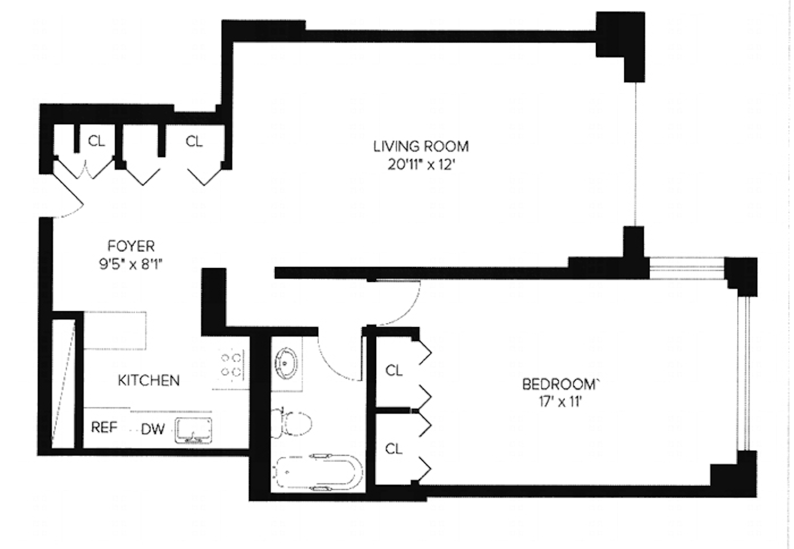 Floorplan for 300 East 40th Street