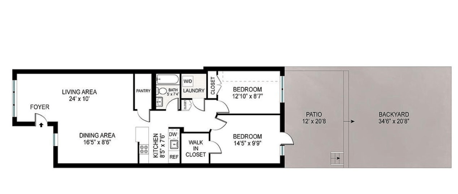 Floorplan for 383 East 10th Street, A1