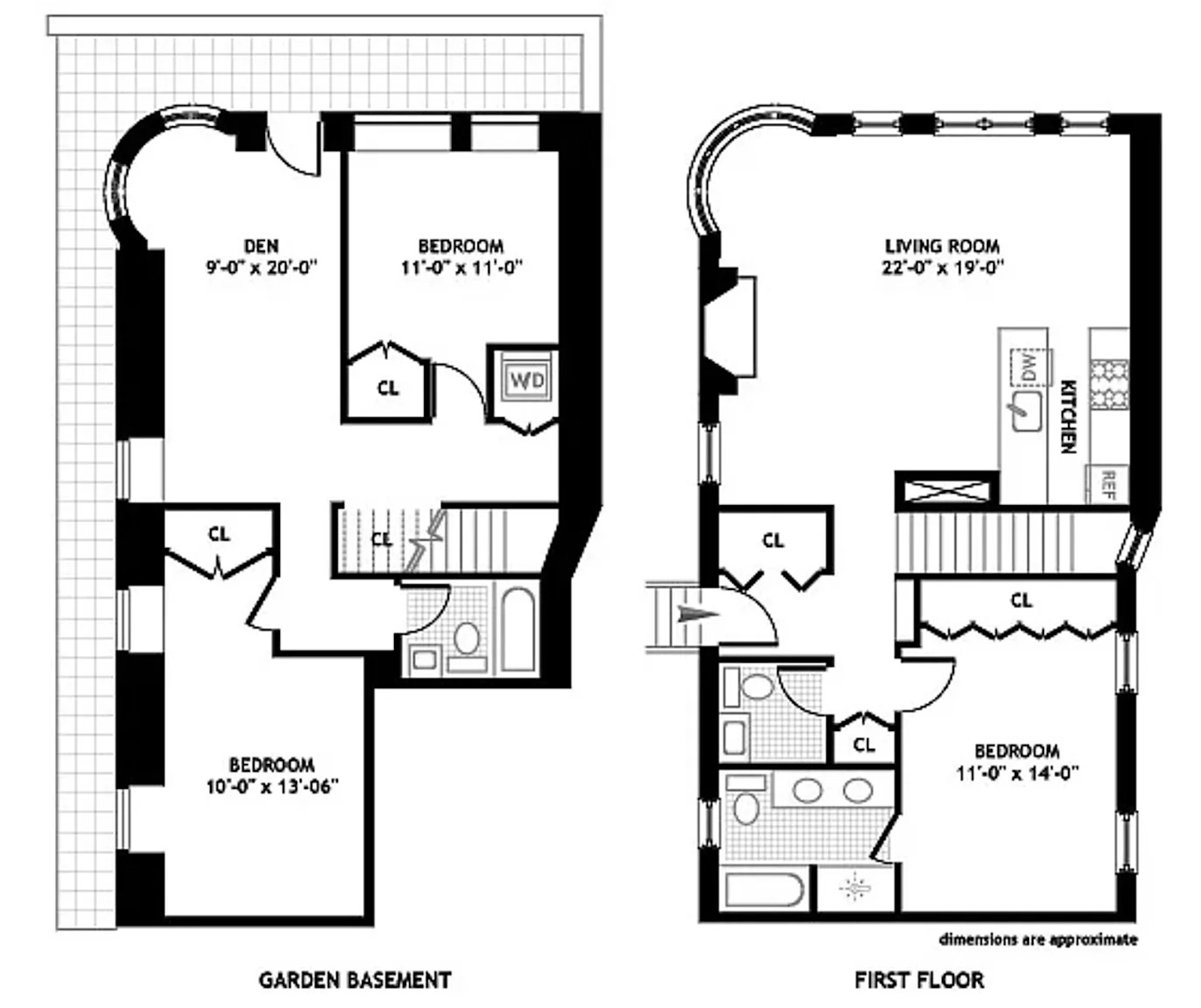 Floorplan for 157 West 111th Street