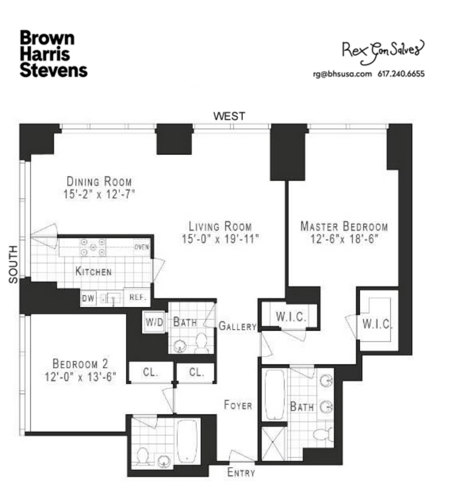 Floorplan for 845 United Nations Plaza, 21E