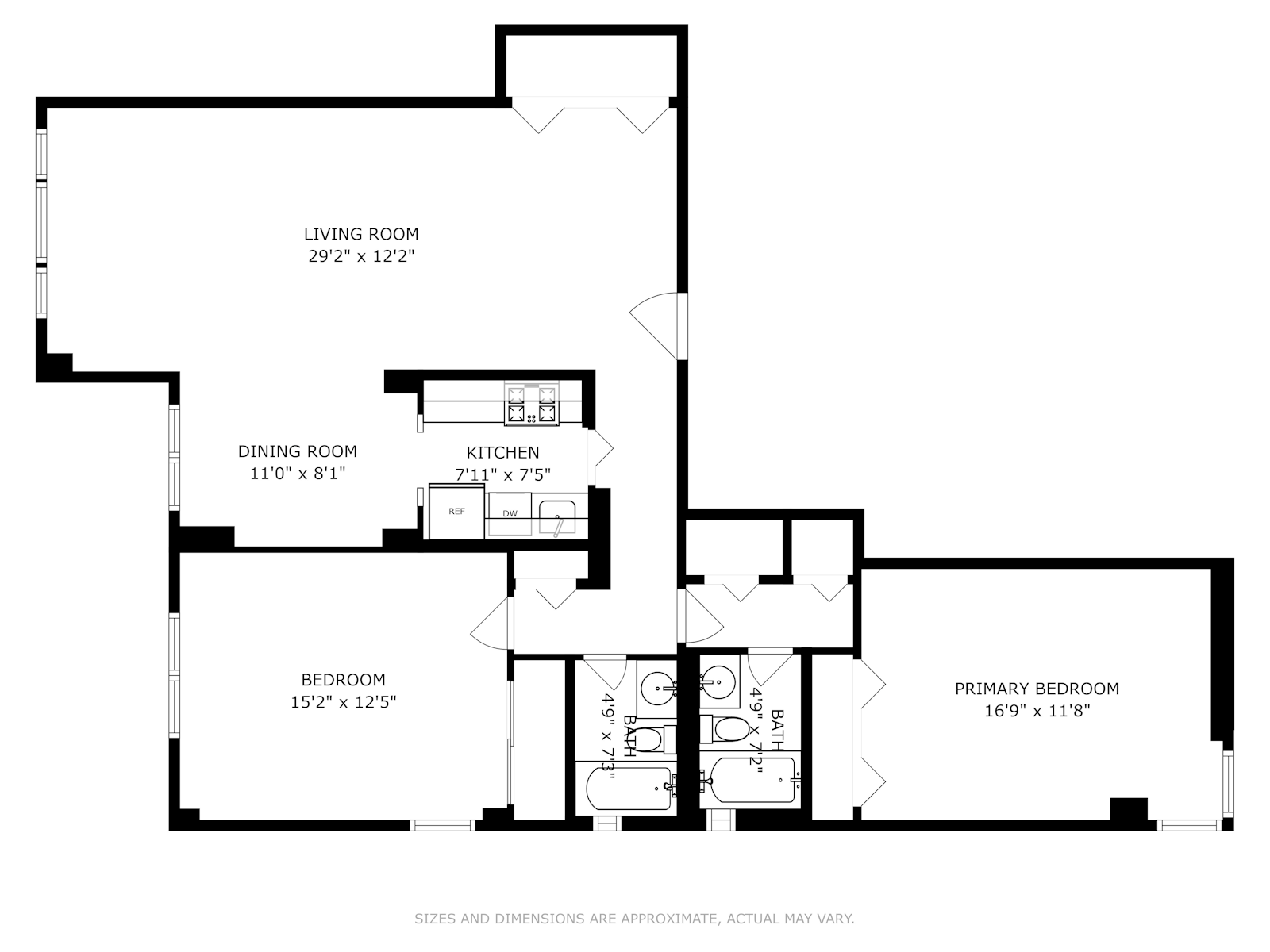 Floorplan for 525 East 82nd Street, 12E