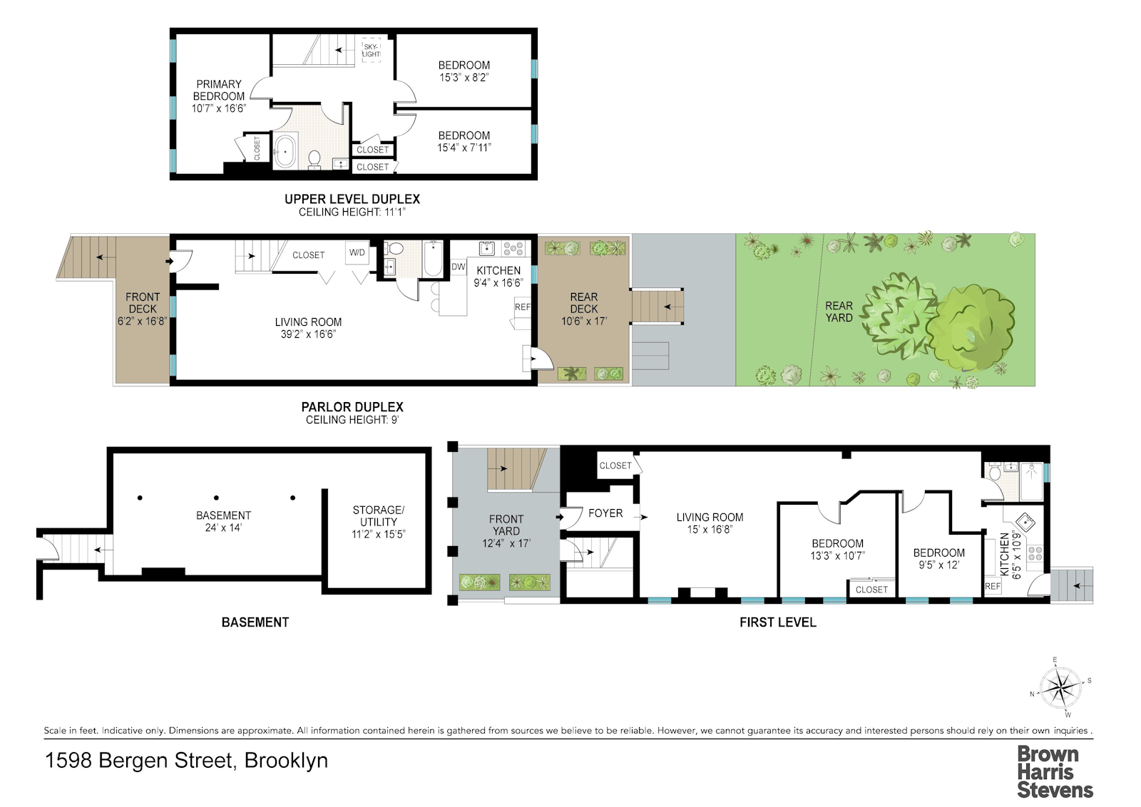 Floorplan for 1598 Bergen Street