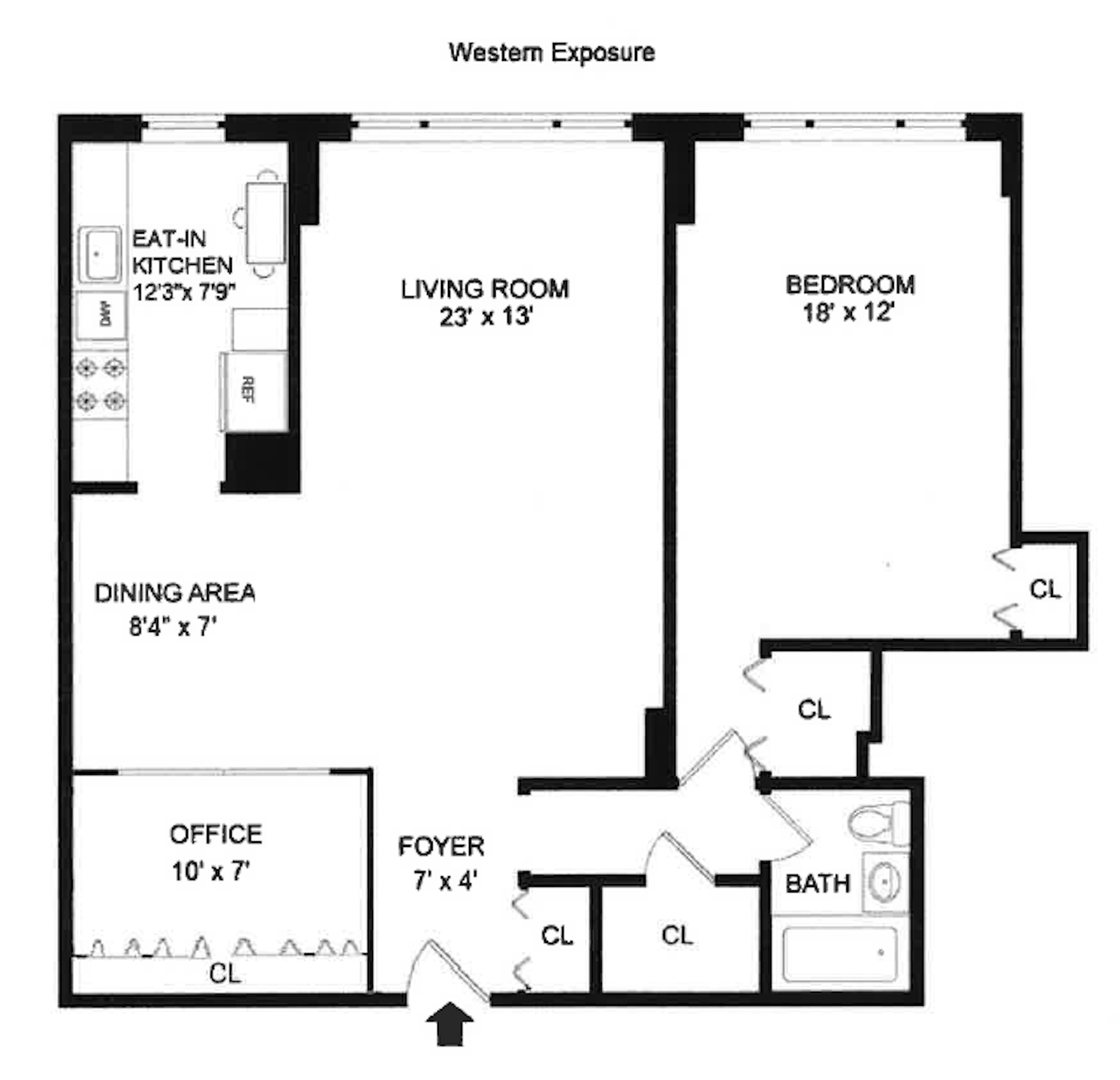 Floorplan for 500 East 83rd Street, 9D