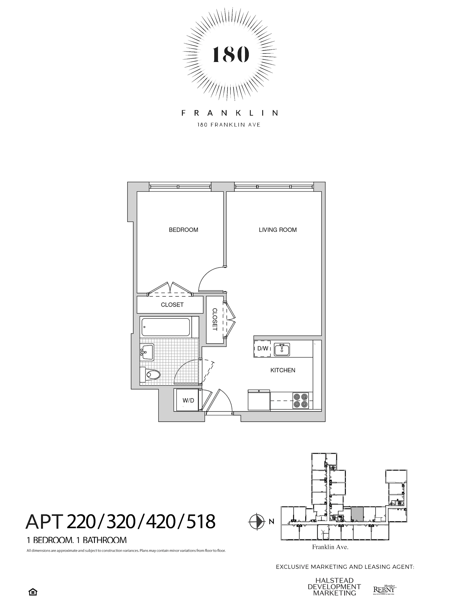 Floorplan for 180 Franklin Avenue, 220