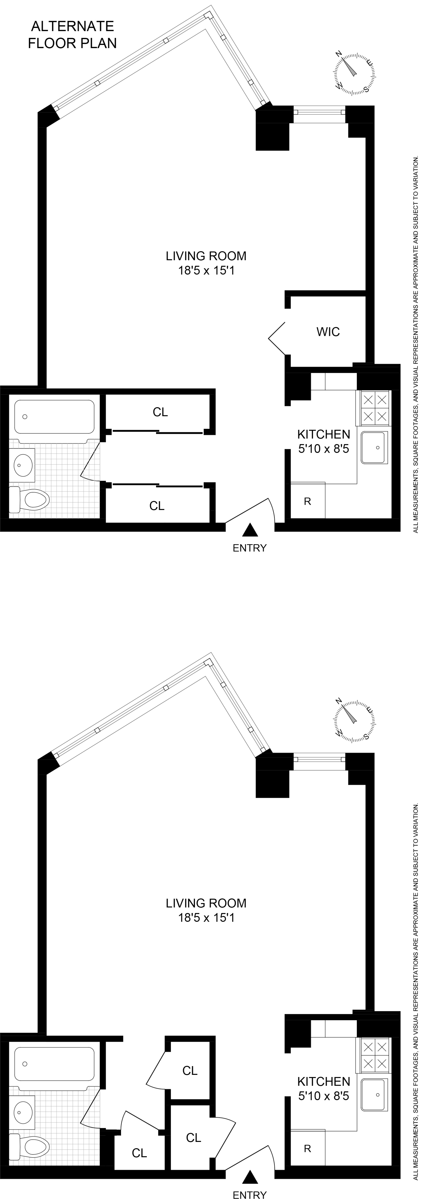 Floorplan for 60 Sutton Place South