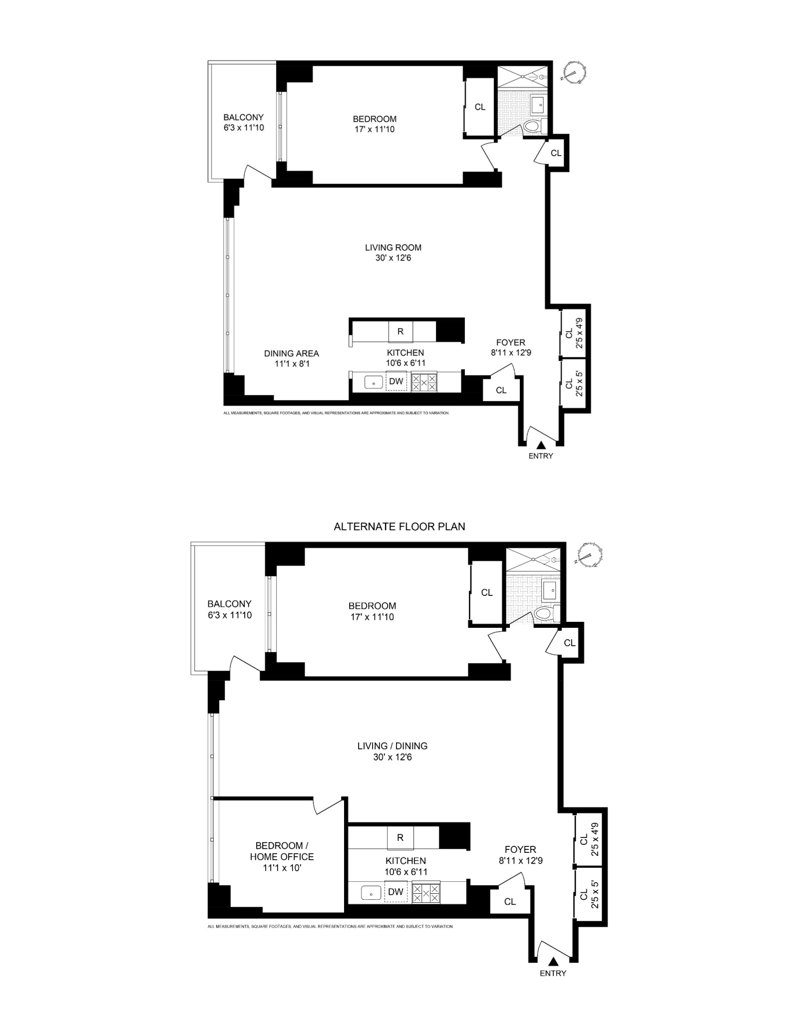 Floorplan for 140 West End Avenue, 17B