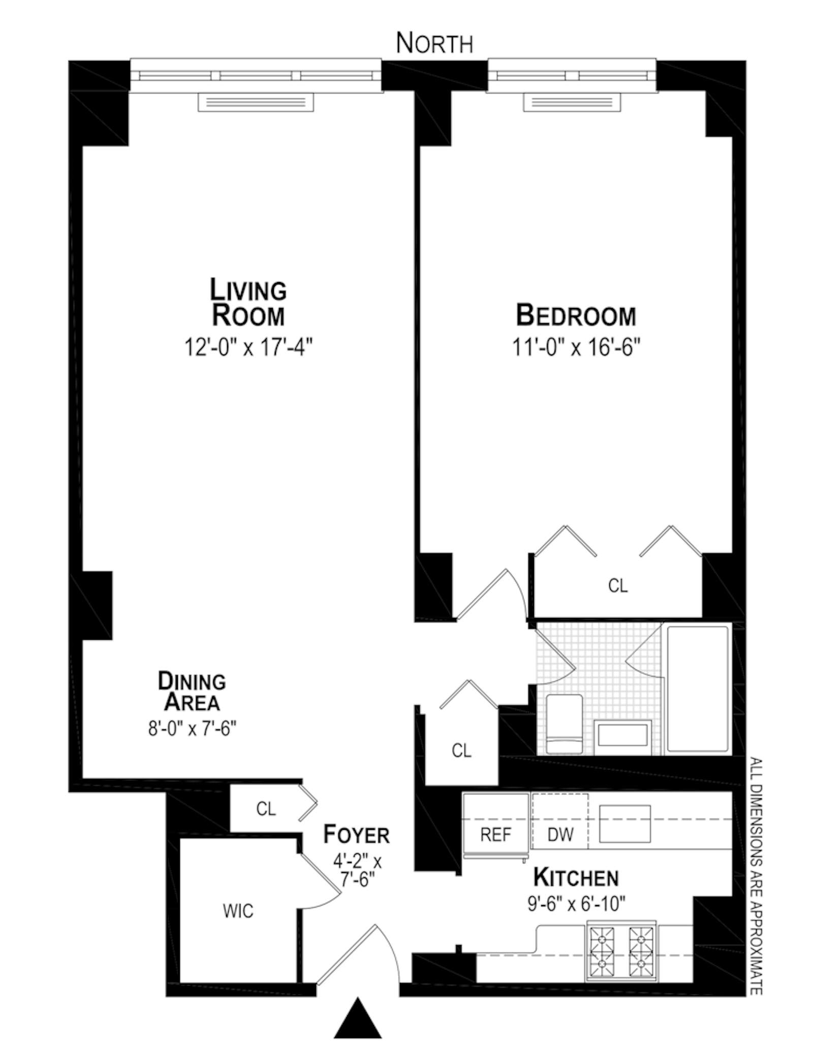 Floorplan for 245 East 25th Street, 4K