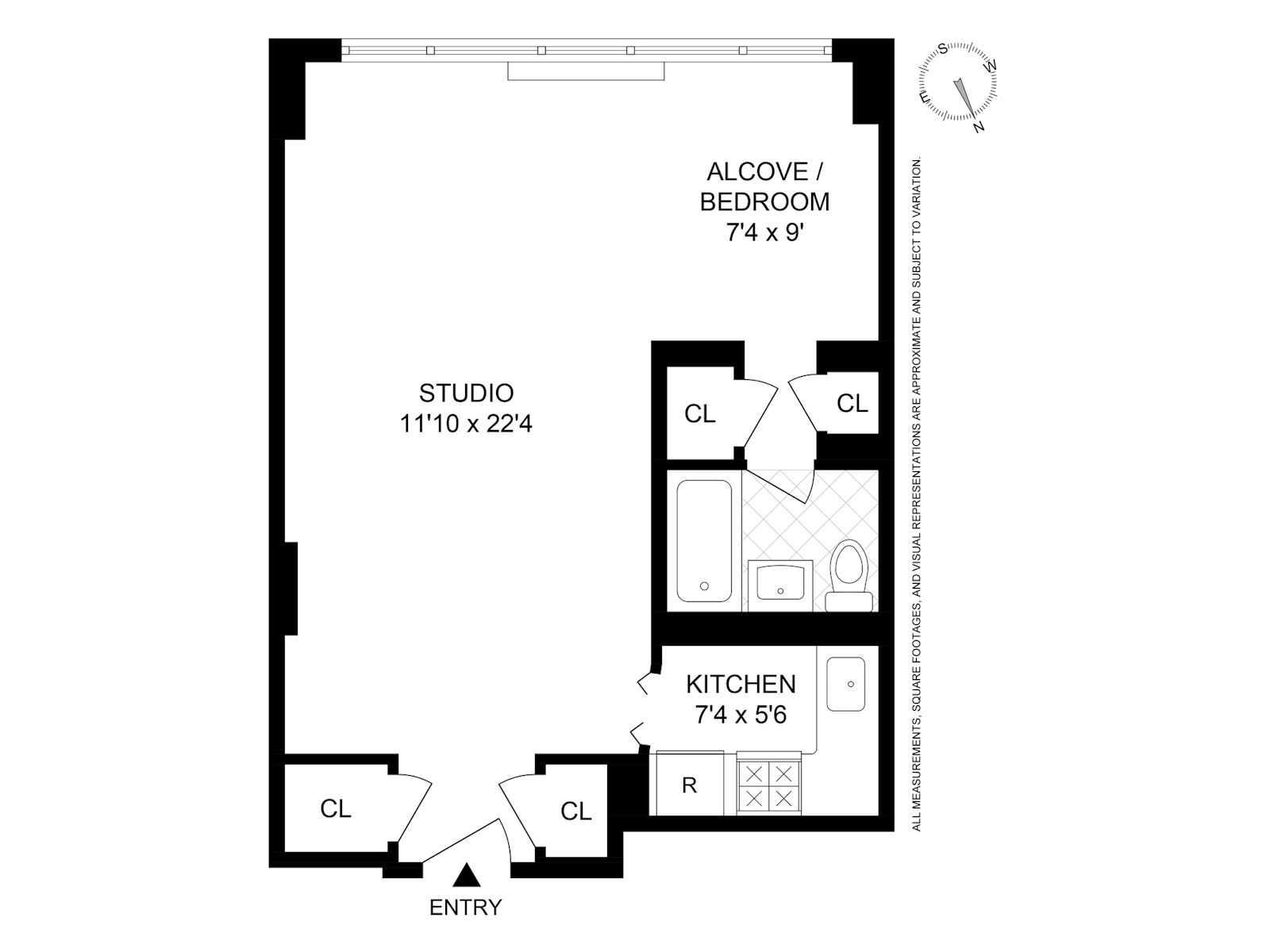 Floorplan for 520 East 81st Street, 5A