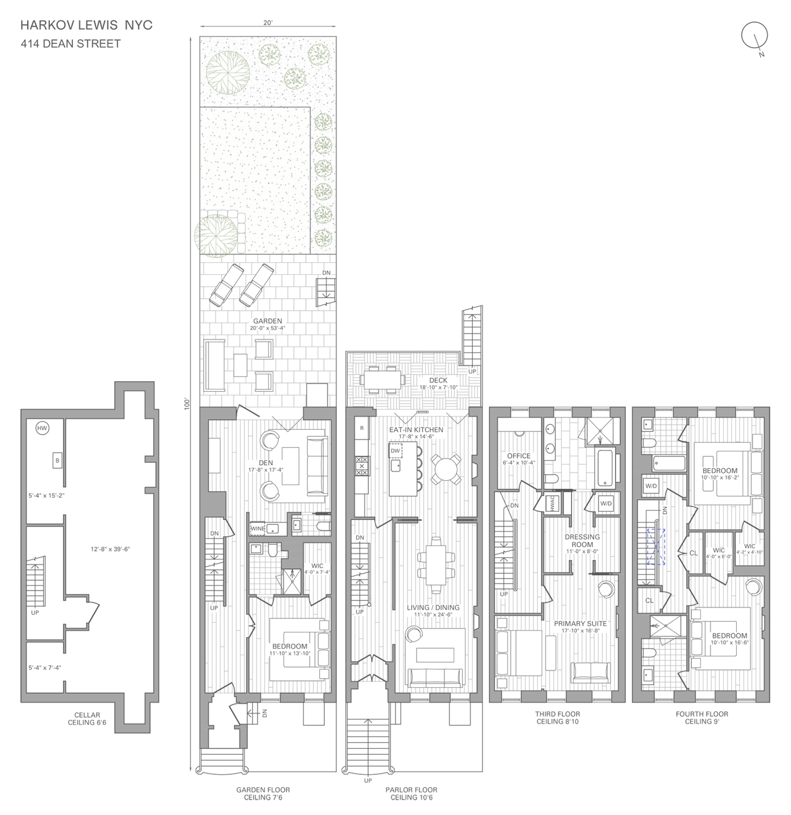 Floorplan for 414 Dean Street