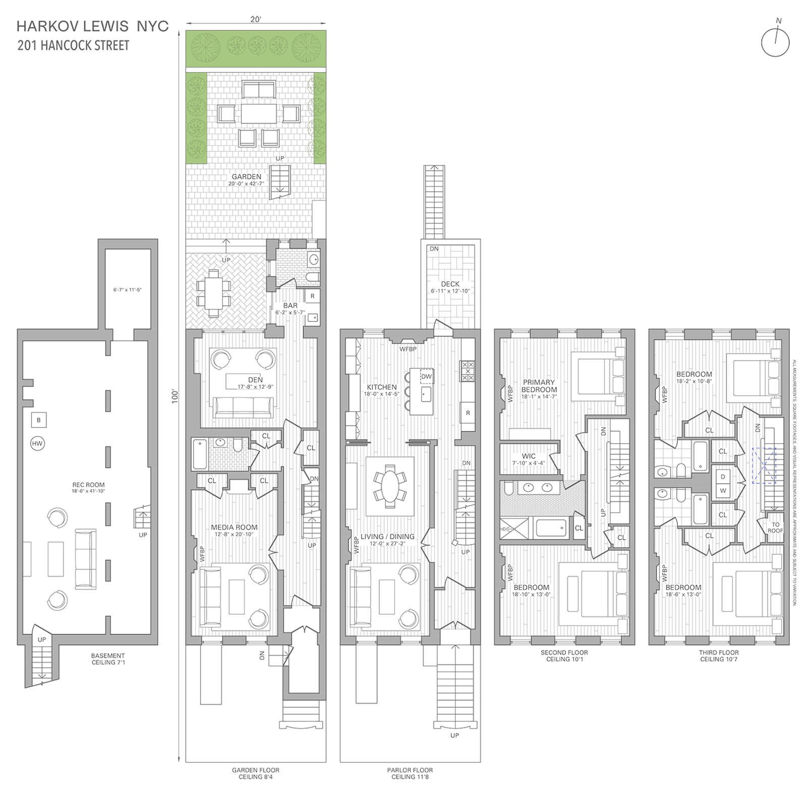 Floorplan for 201 Hancock Street