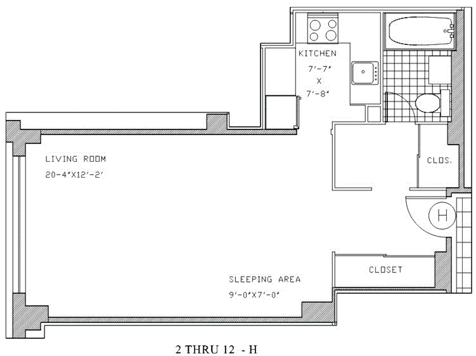 Floorplan for 125 East 87th Street, 9H