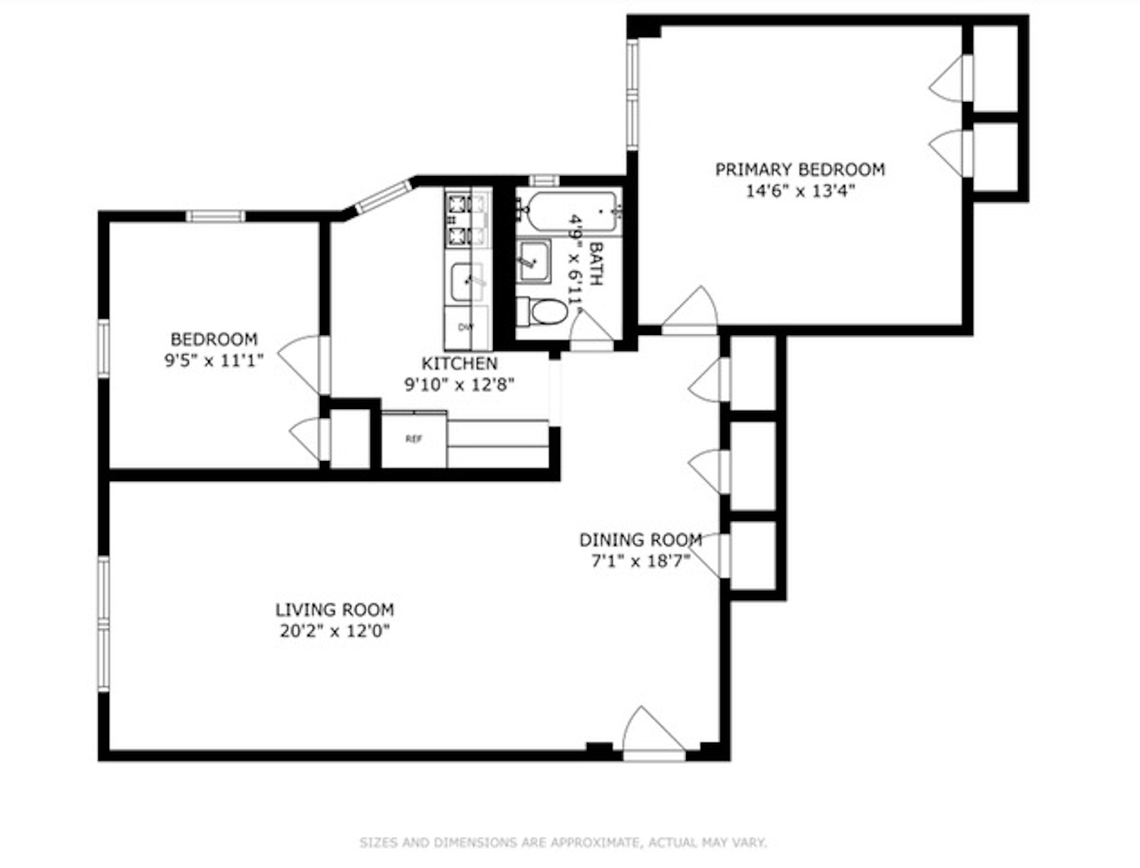 Floorplan for 67 -30 Clyde Street, 4H