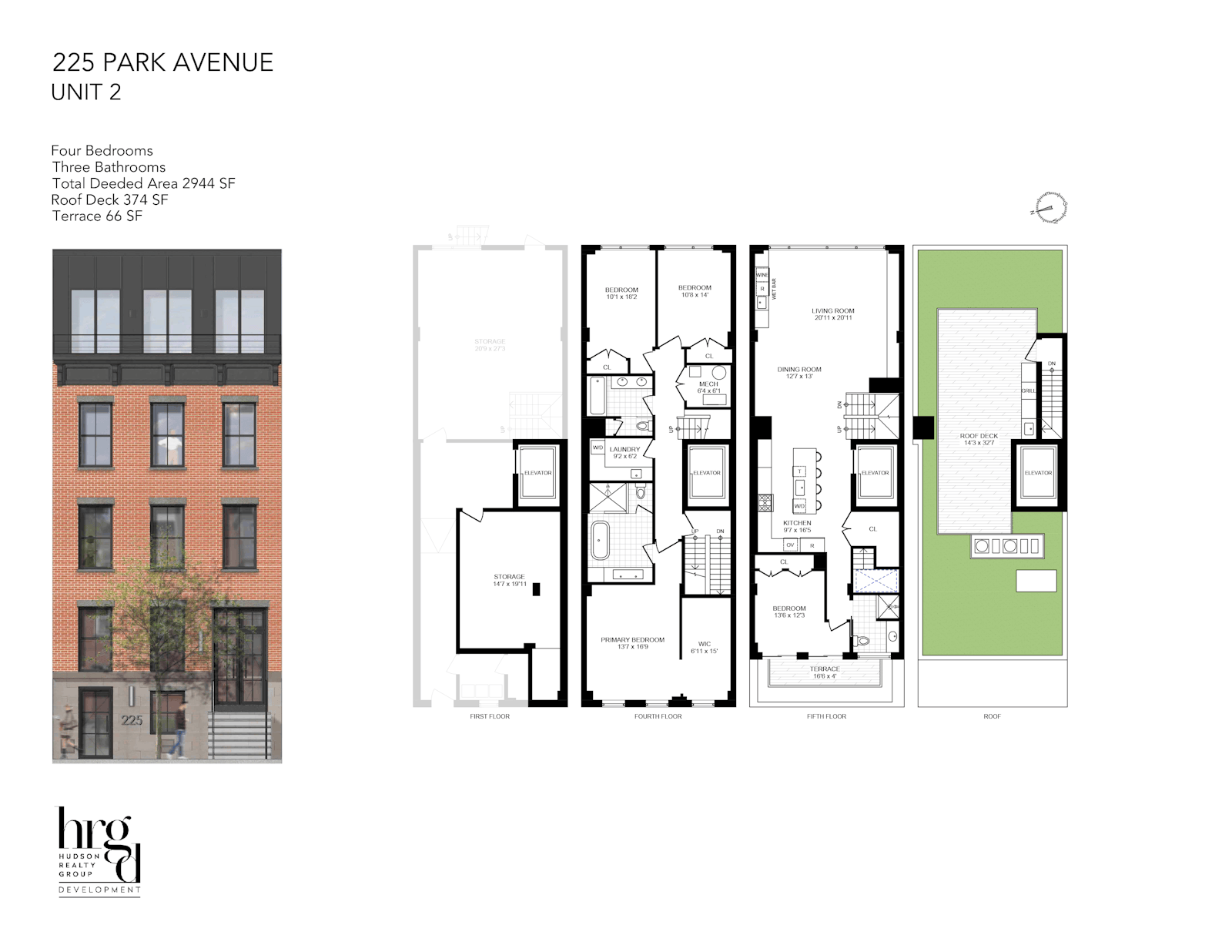 Floorplan for 225 Park Avenue, 2