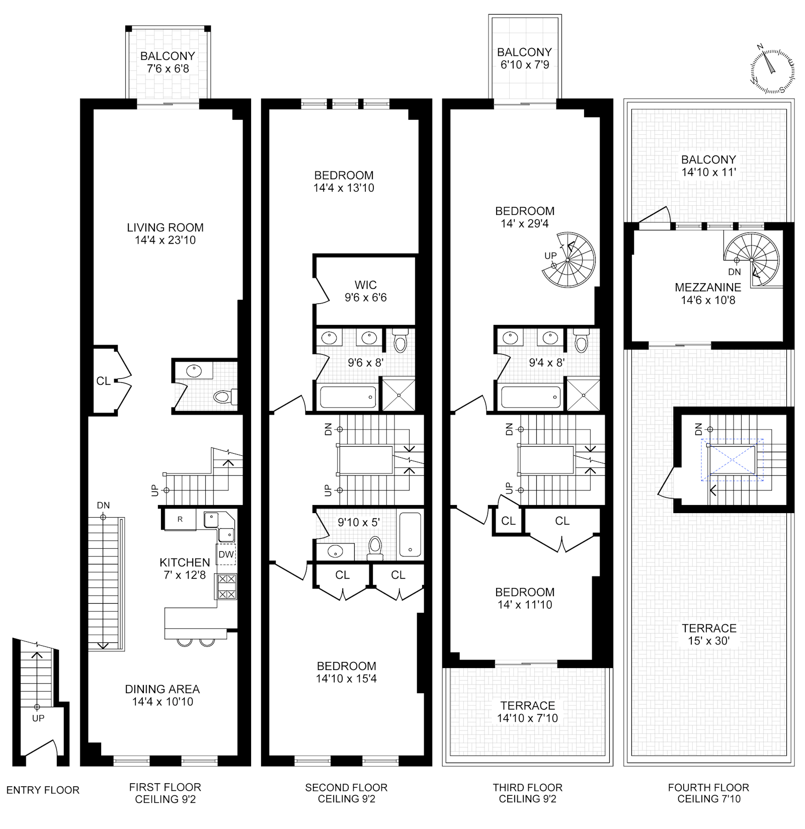 Floorplan for 229 West 131st Street