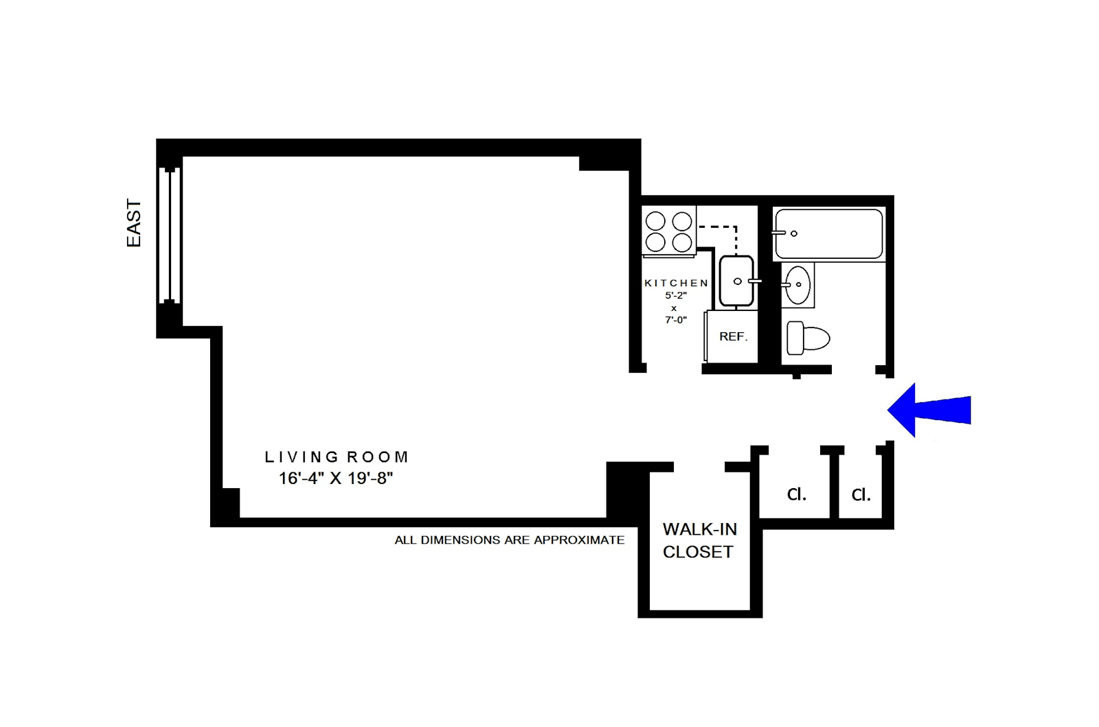 Floorplan for 200 East 15th Street, 15A