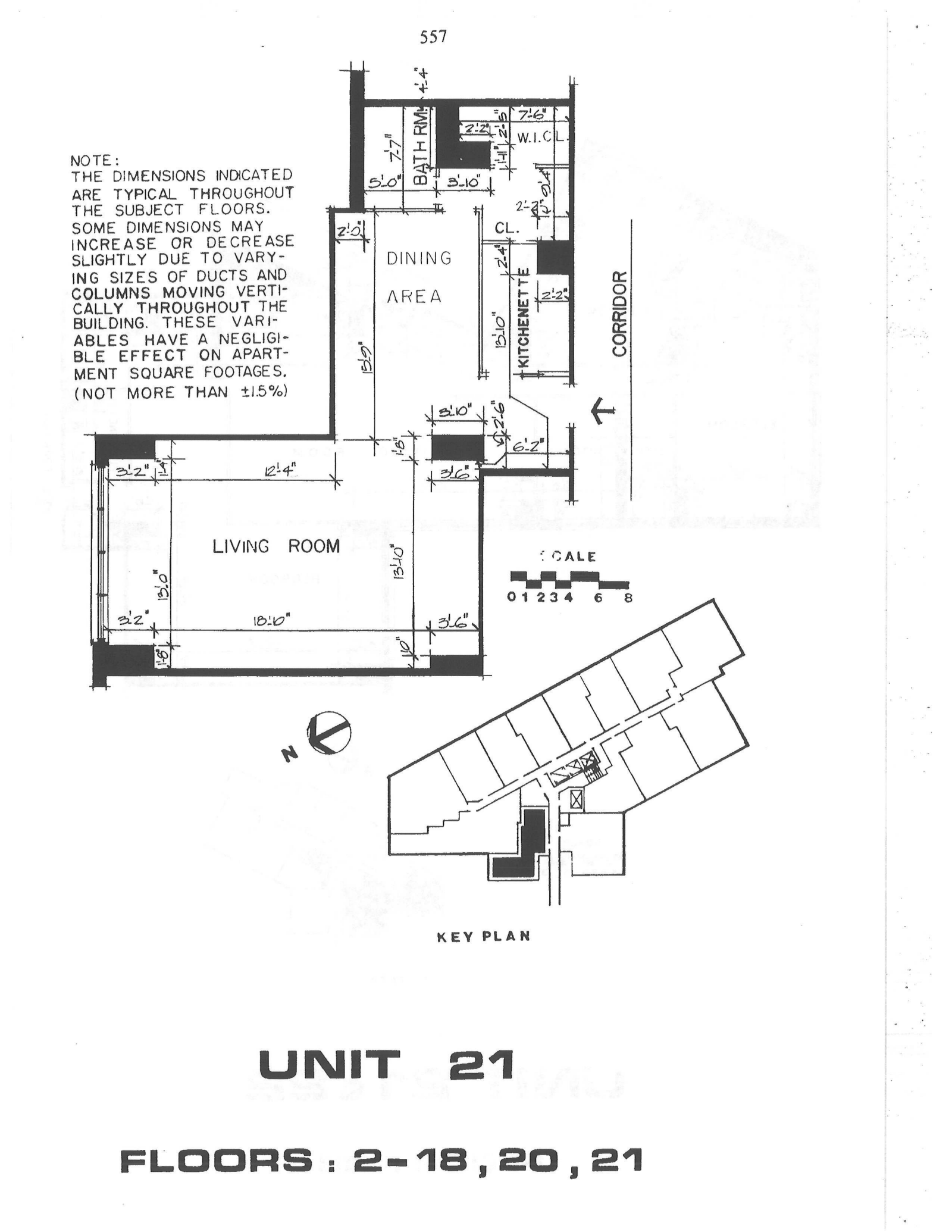 Floorplan for 155 West 68th Street, 1221