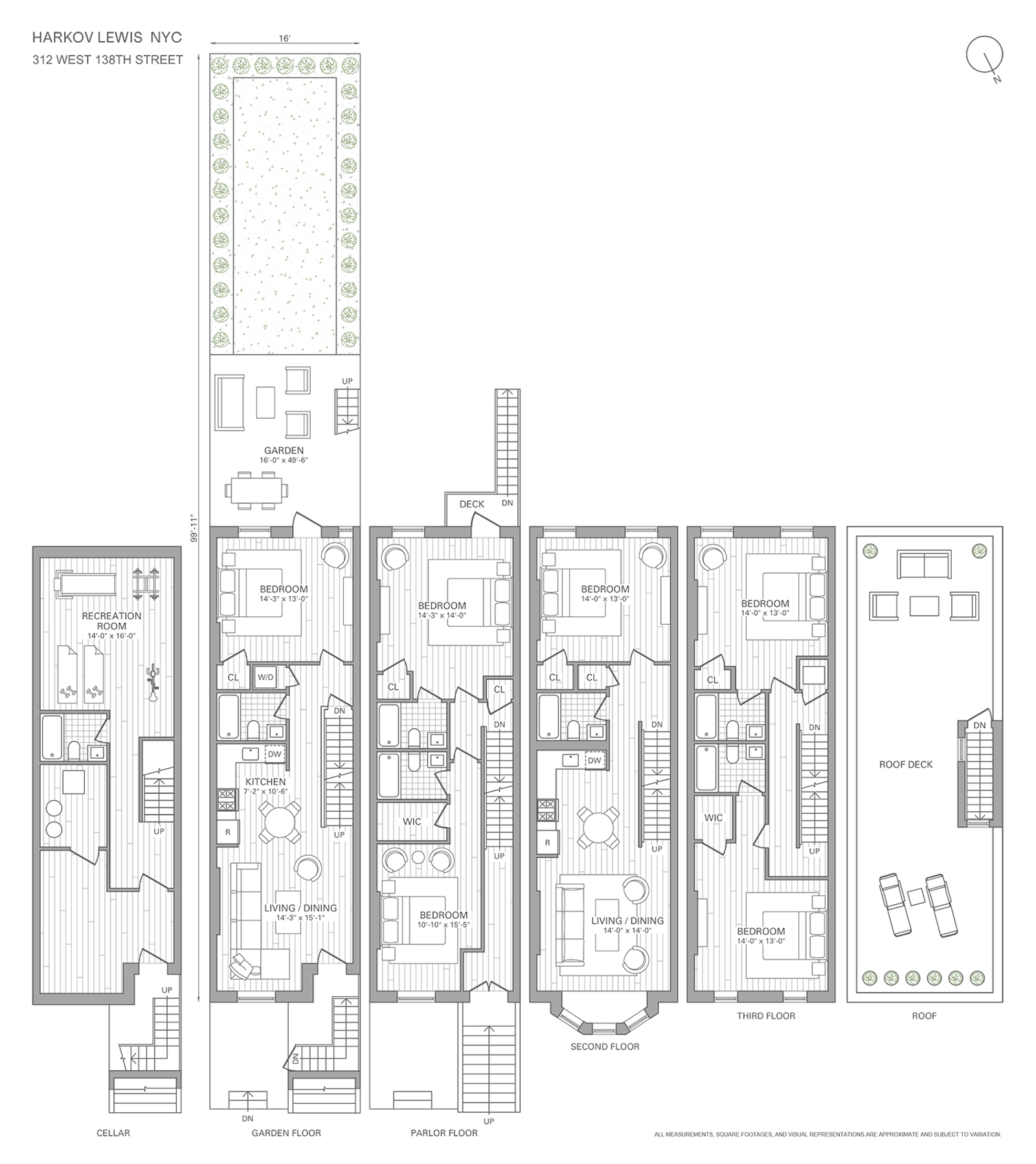 Floorplan for 312 West 138th Street