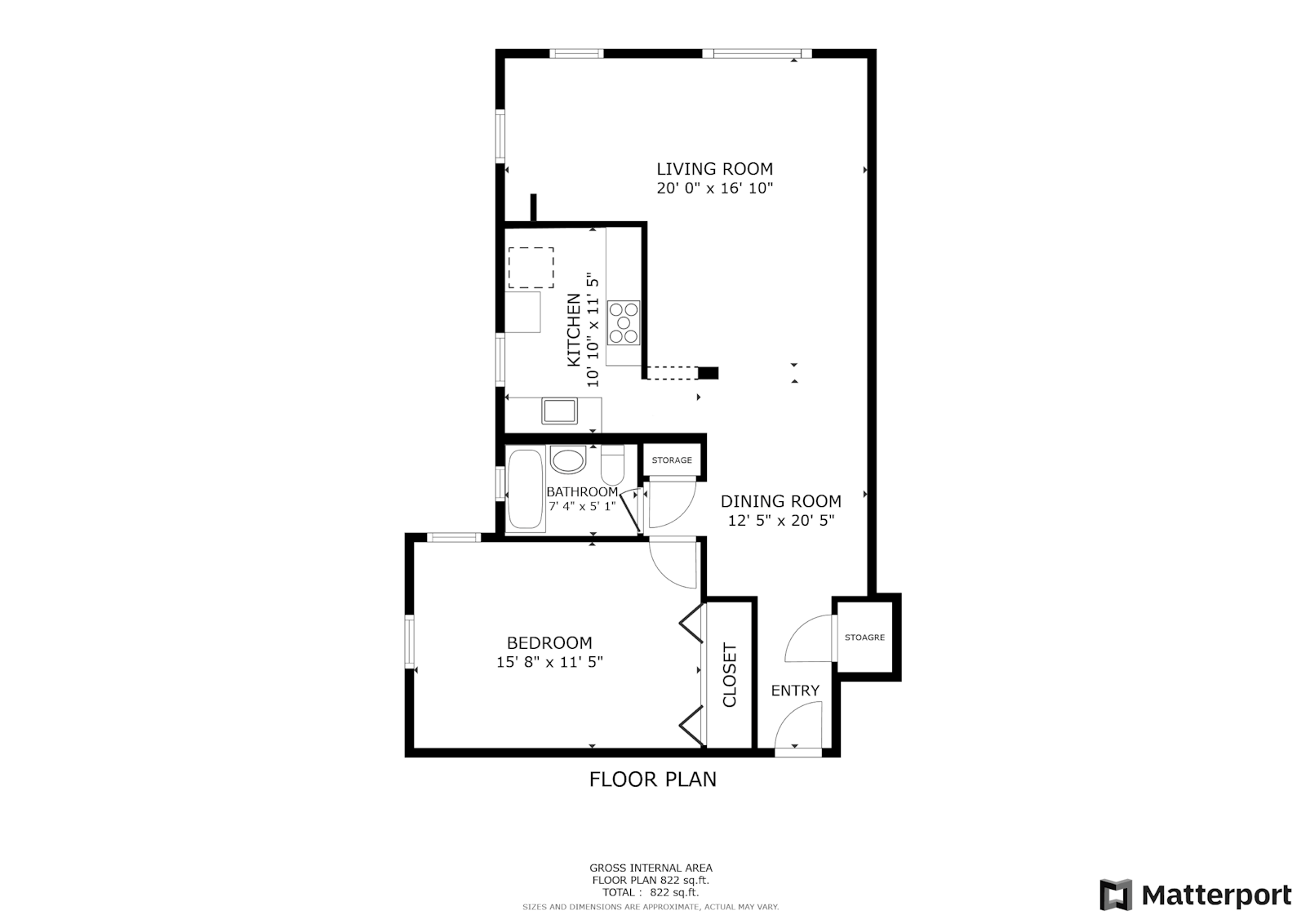 Floorplan for 3840 Greystone Avenue