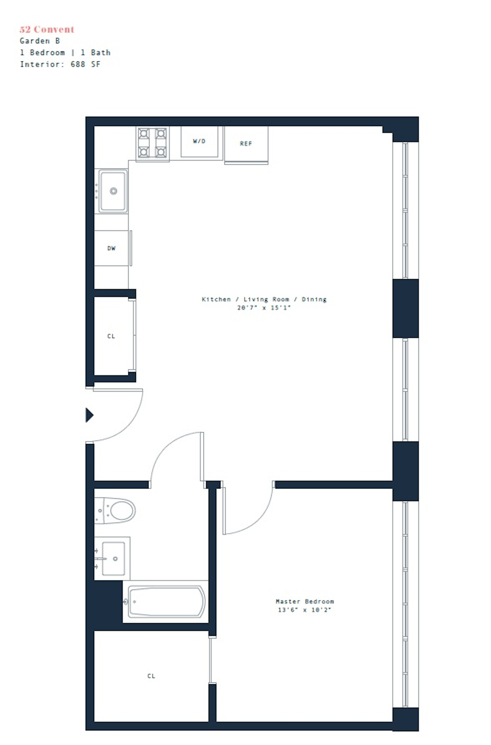 Floorplan for 52 Convent Avenue, GB